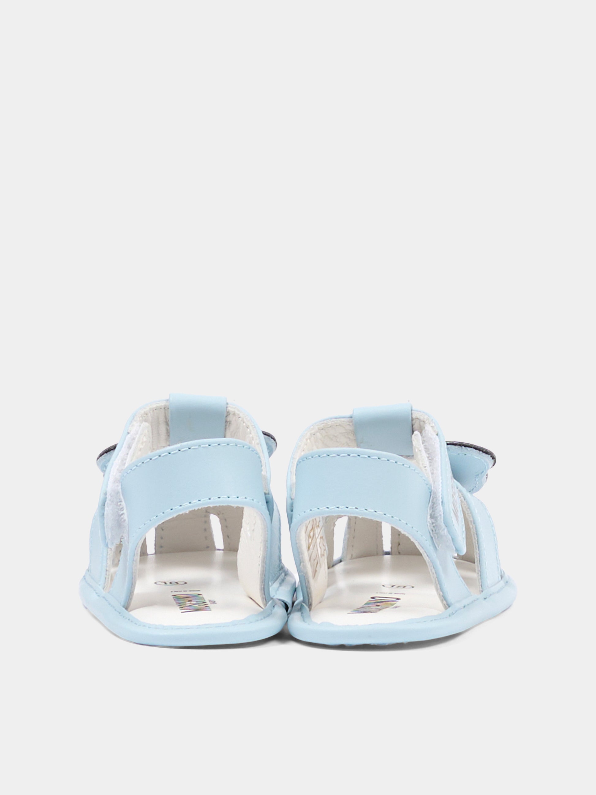 Sandalo celeste per neonata con Teddy Bear,Moschino Kids,82881 - VAR3
