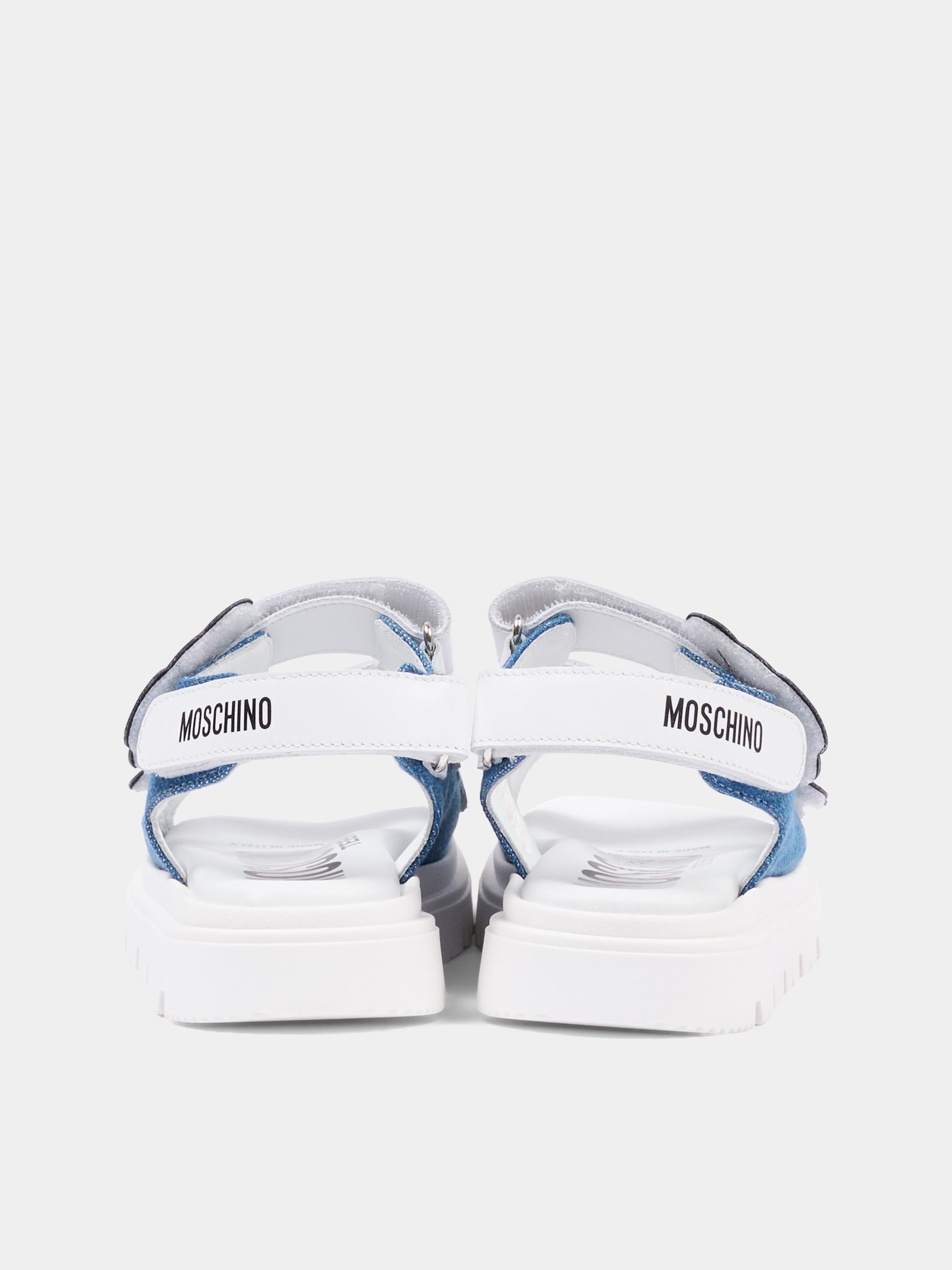 Sandali multicolor per bambini con teddy bear,Moschino Kids,83027 - VAR6