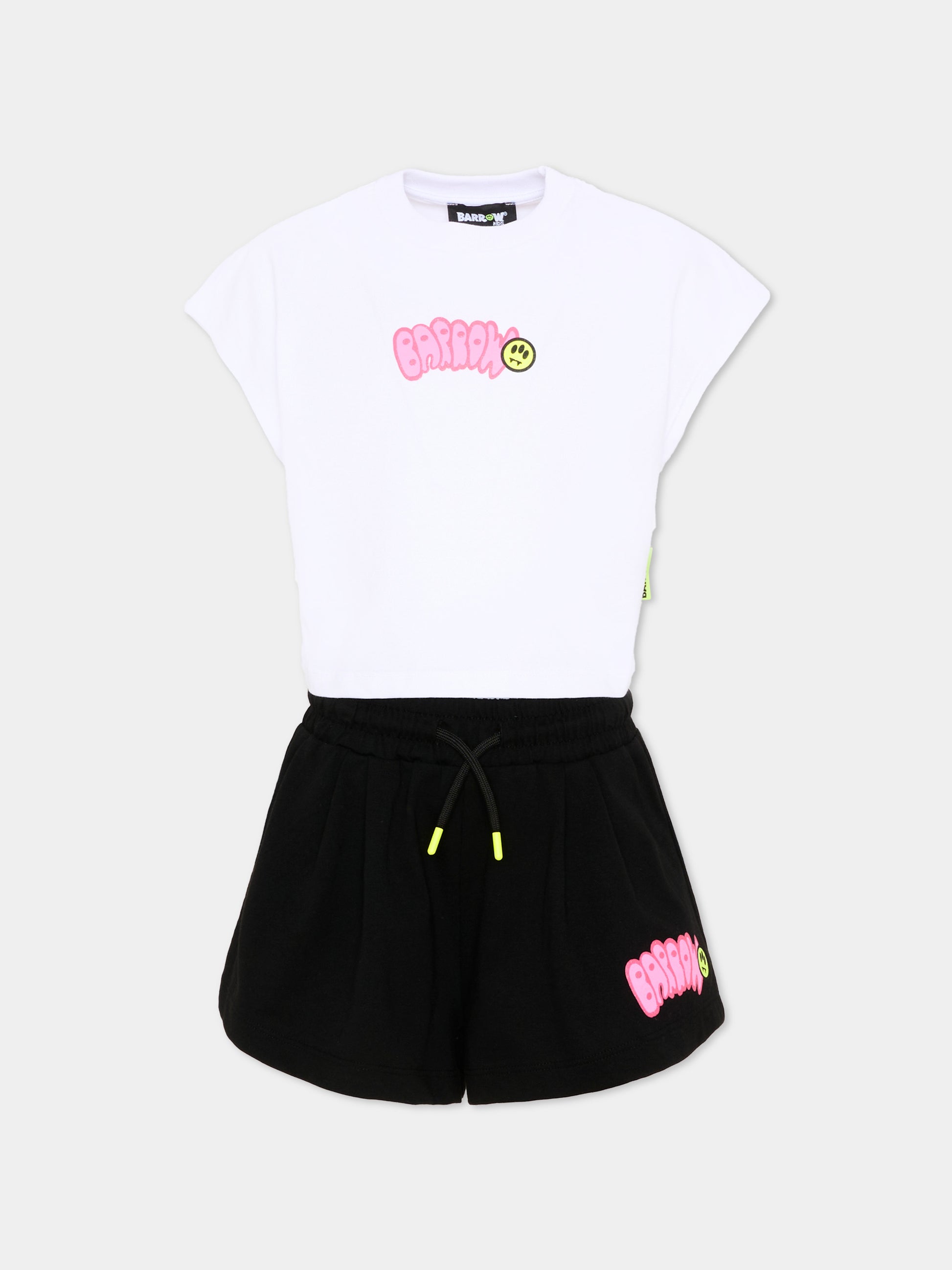 Completo sportivo multicolor per bambina con logo,Barrow,S6BKJGTR029 002/13