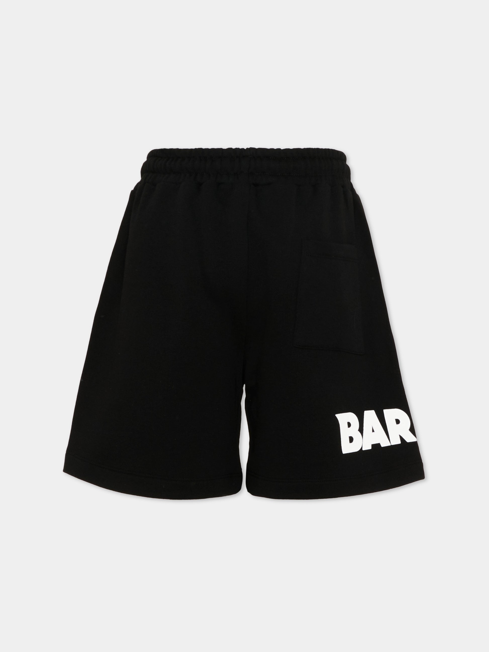 Shorts sportivi neri Barrow per bambini,Barrow,S6BKJUBE011 110