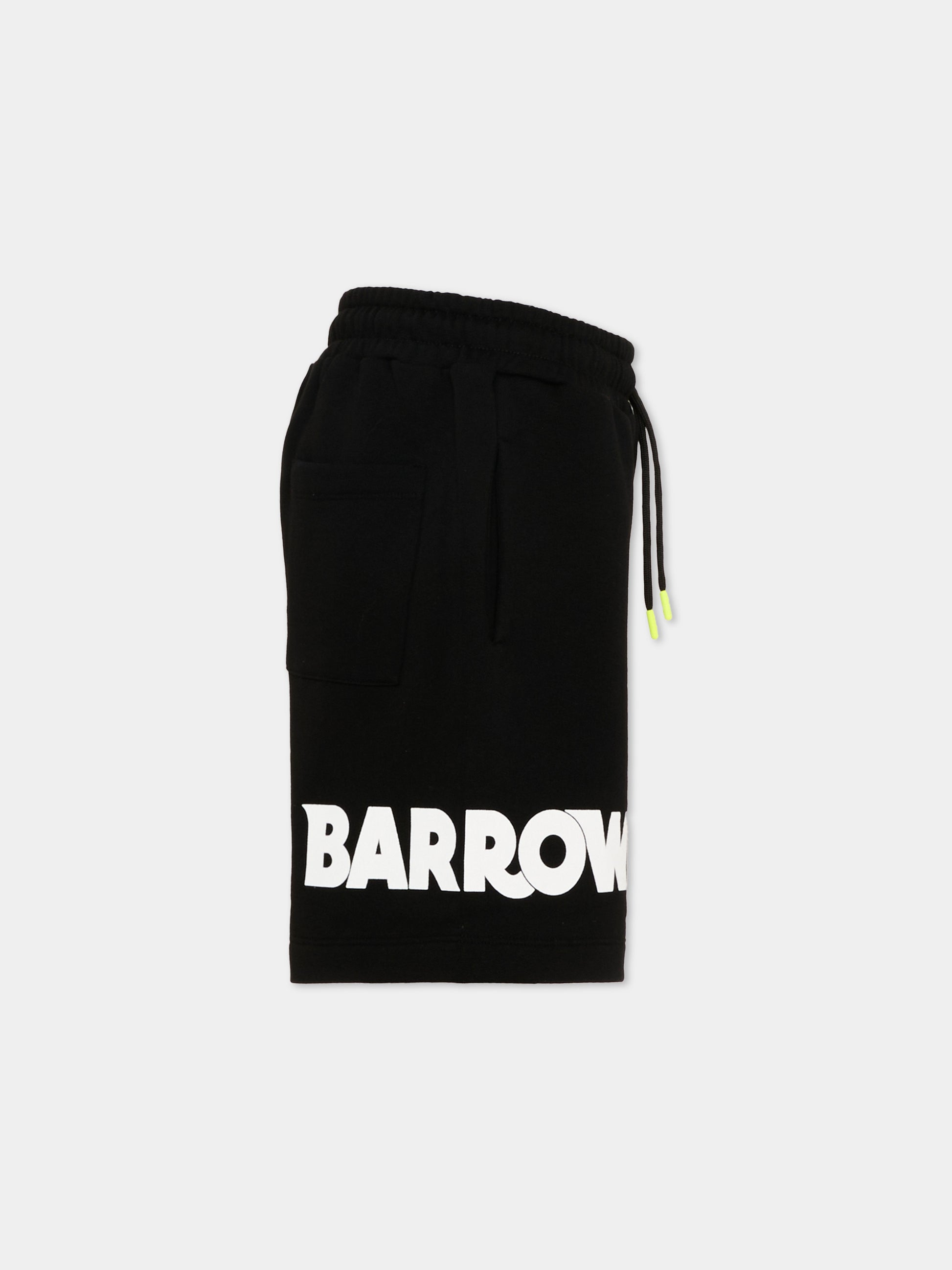 Shorts sportivi neri Barrow per bambini,Barrow,S6BKJUBE011 110