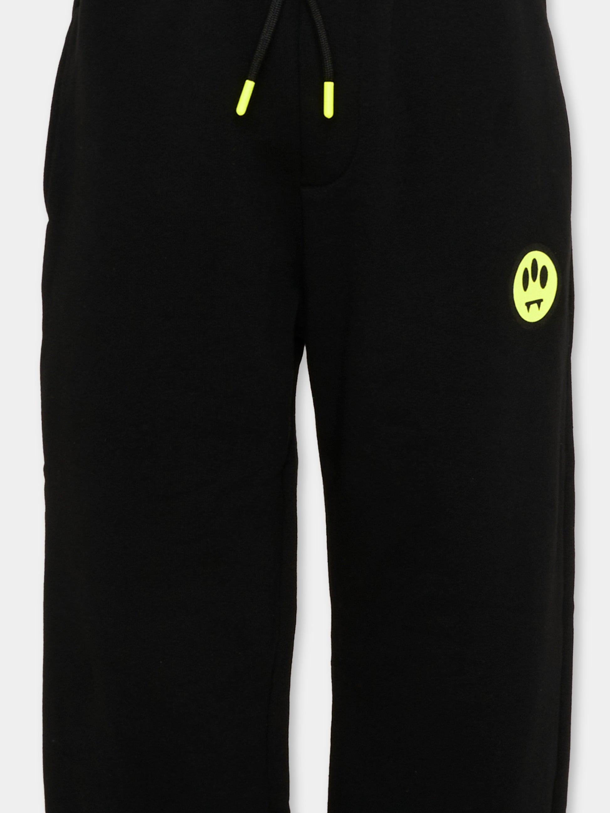 Pantaloni sportivi neri Barrow per bambini,Barrow,S6BKJUFP015 110