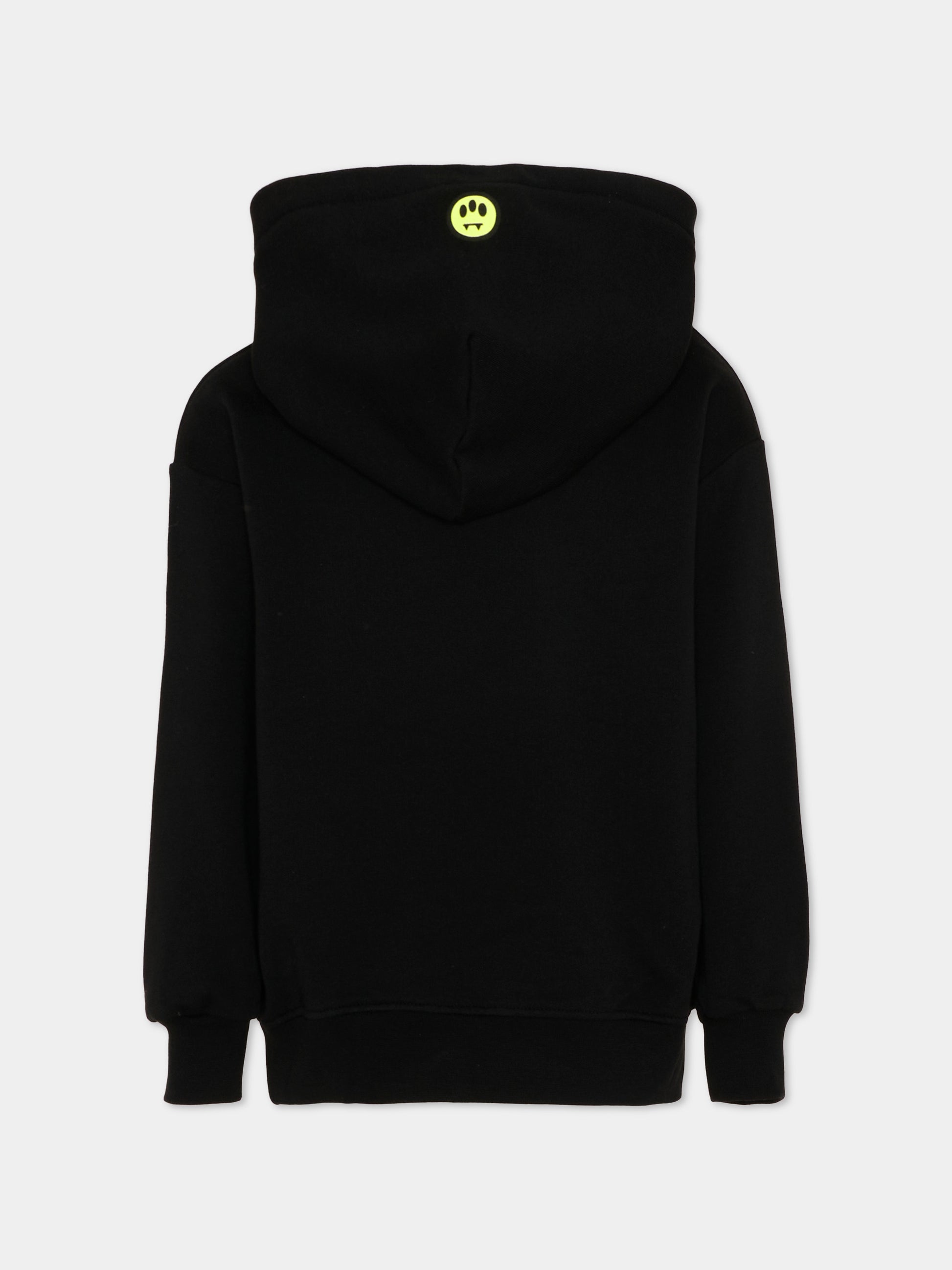 Felpa nera Barrow per bambini con orsetti,Barrow,S6BKJUHS080 110