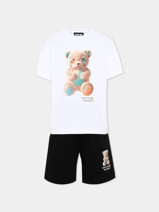 Completo sportivo multicolor per bambino con orsetto,Barrow,S6BKJUTB101 002/13