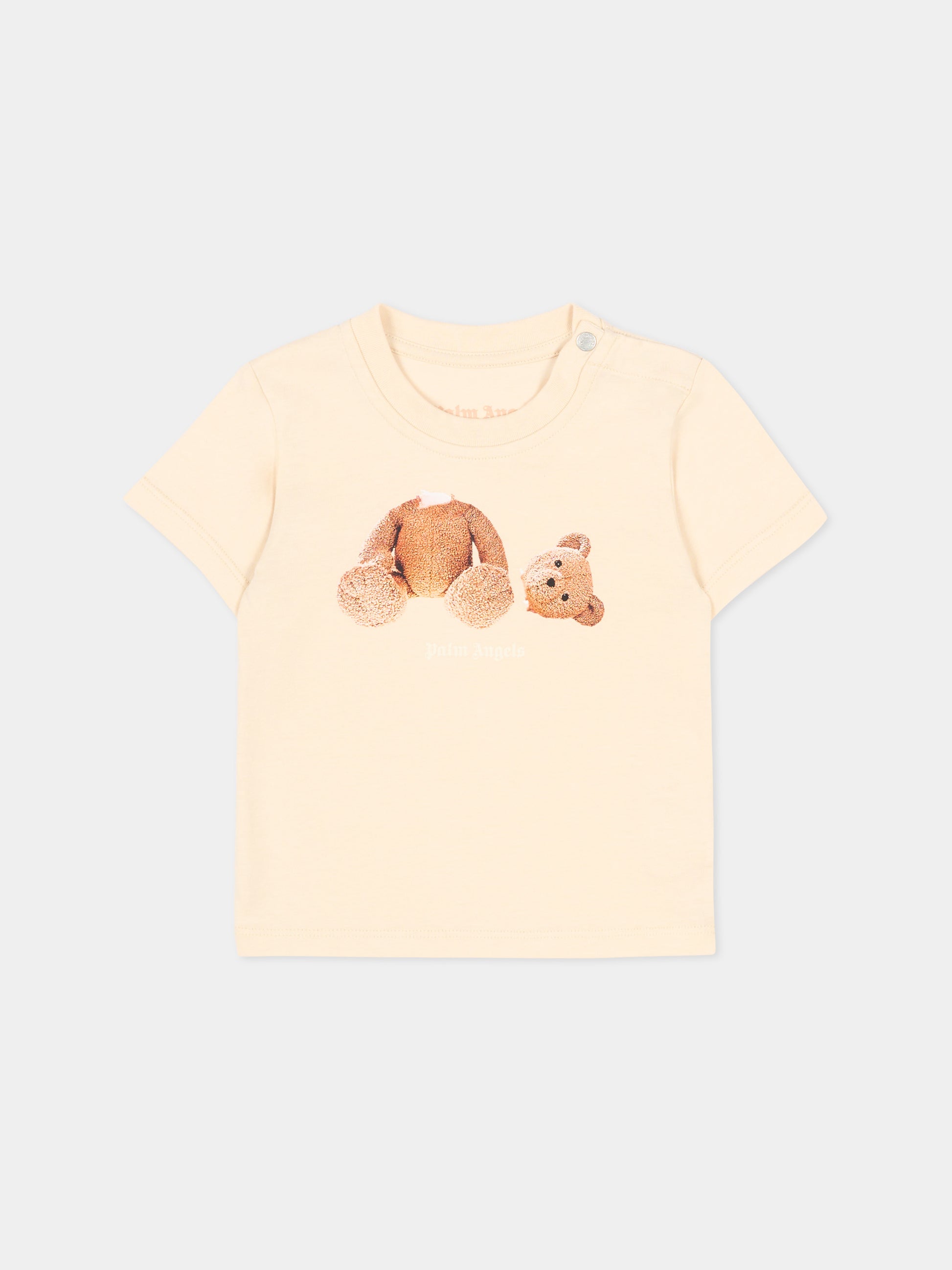 T-Shirt multicolor per neonati con Teddy Bear,Palm Angels,PB2X01AS26JER001 INT13