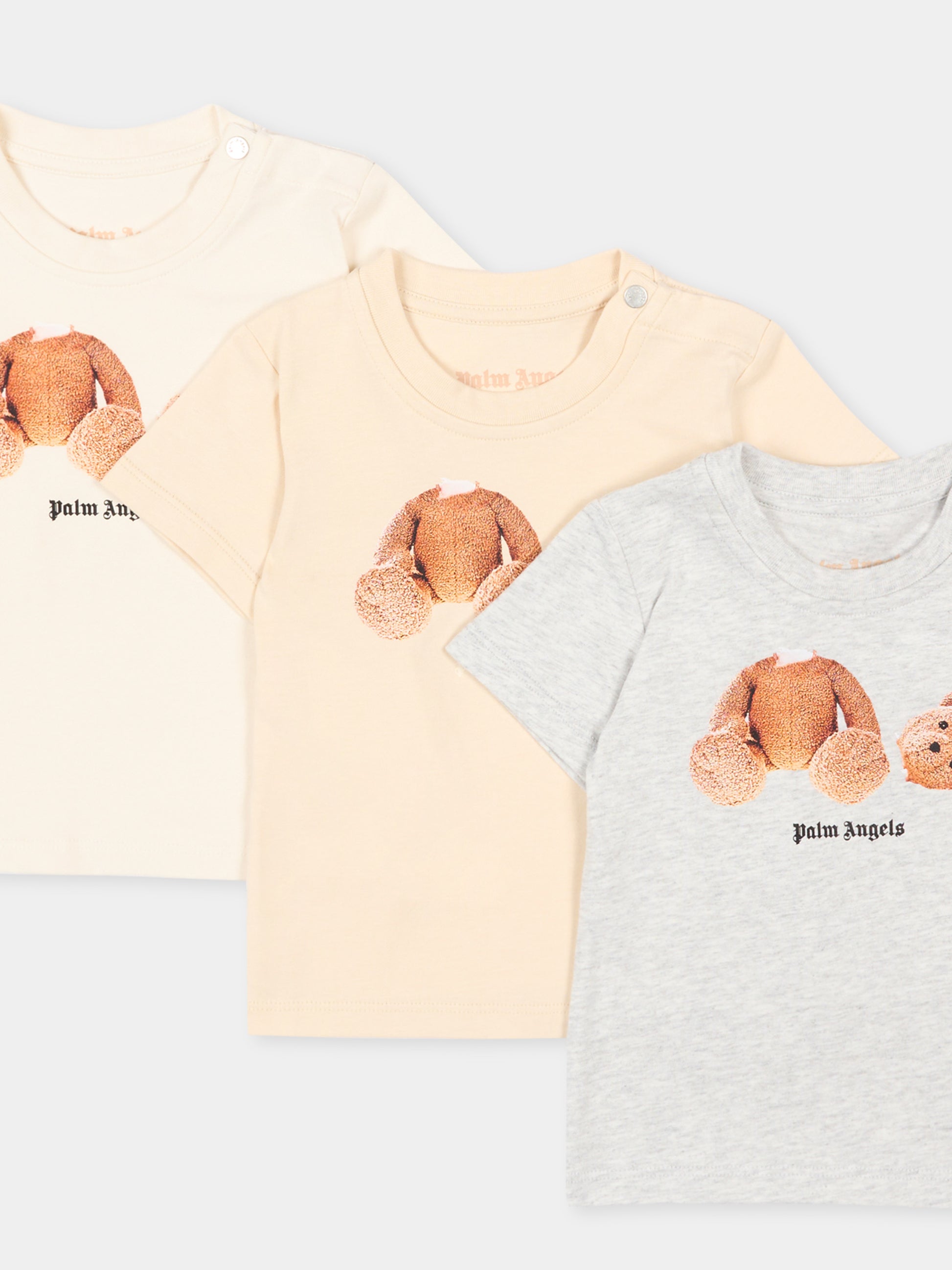 T-Shirt multicolor per neonati con Teddy Bear,Palm Angels,PB2X01AS26JER001 INT13