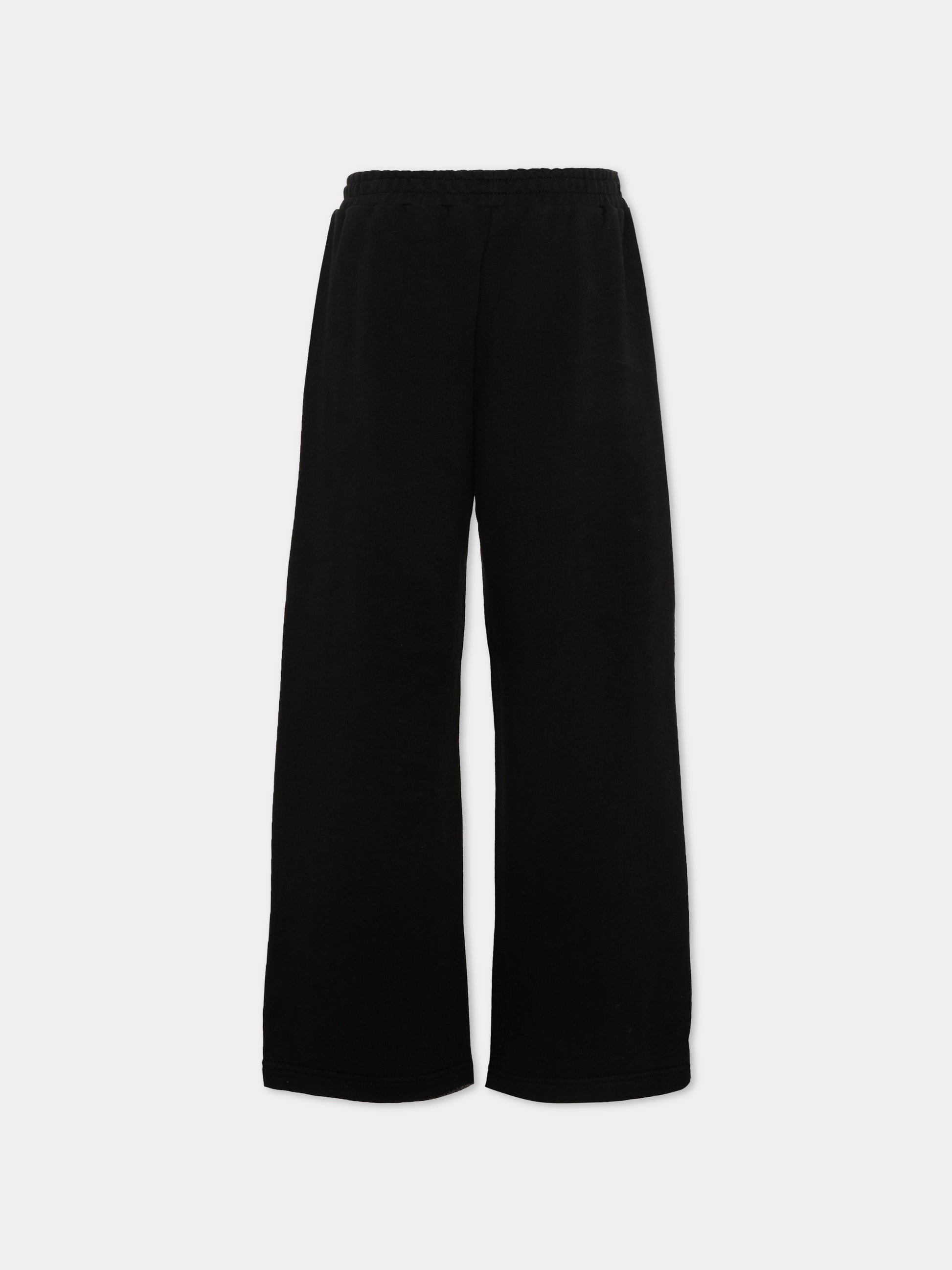 Pantaloni sportivi neri Palm Angels,Palm Angels,PBCH012S26FLE001 110