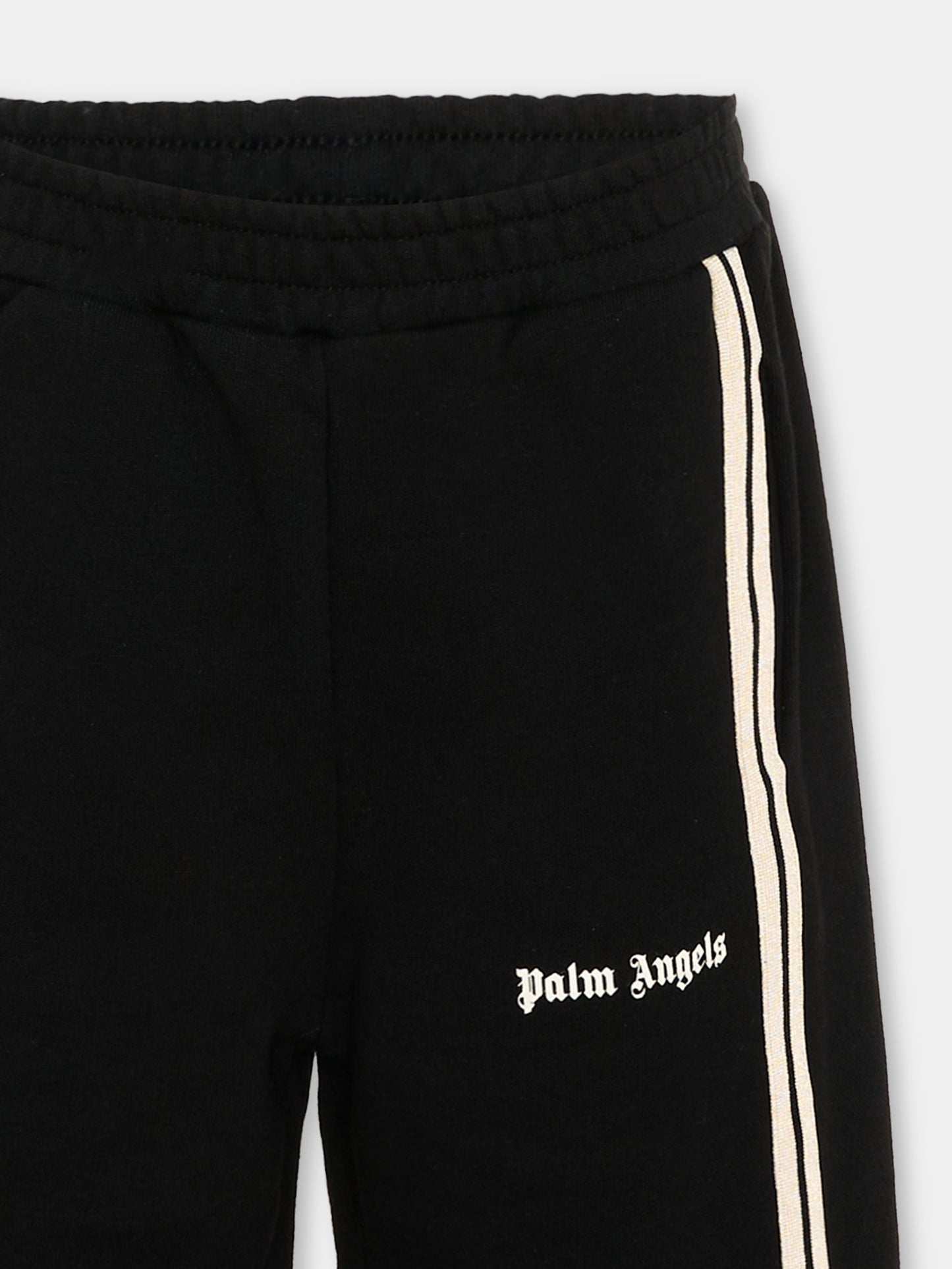 Pantaloni sportivi neri Palm Angels,Palm Angels,PBCH012S26FLE001 110