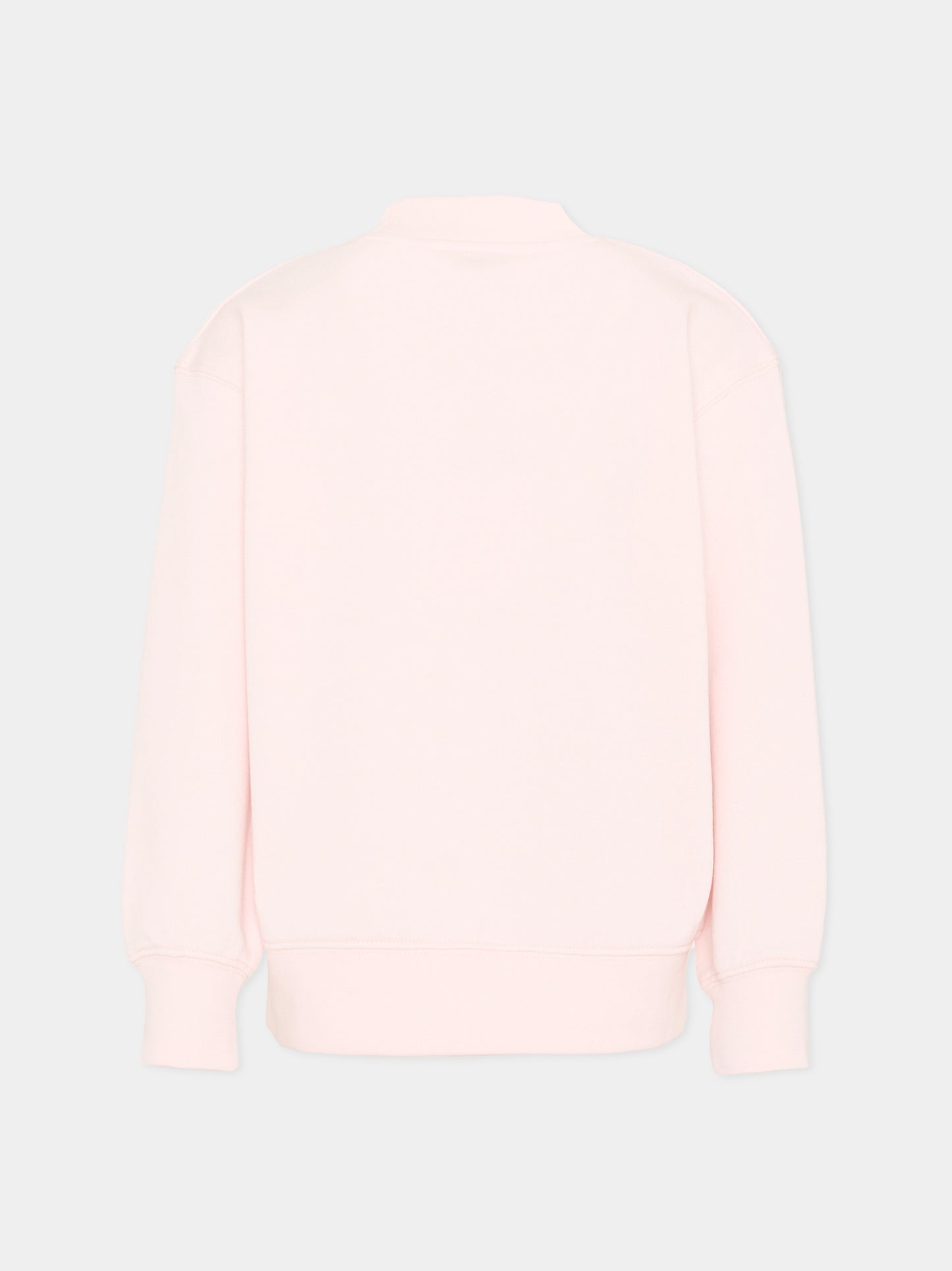 Felpa rosa per bambina con logo,Palm Angels,PGBA013S26FLE004 042