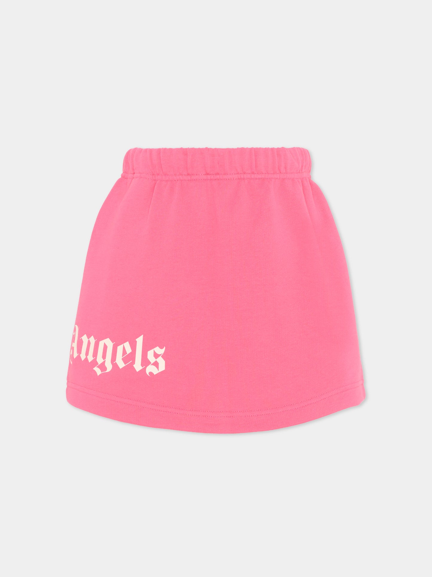 Gonna fucsia Palm Angels per bambina,Palm Angels,PGCK001S26FLE001 044