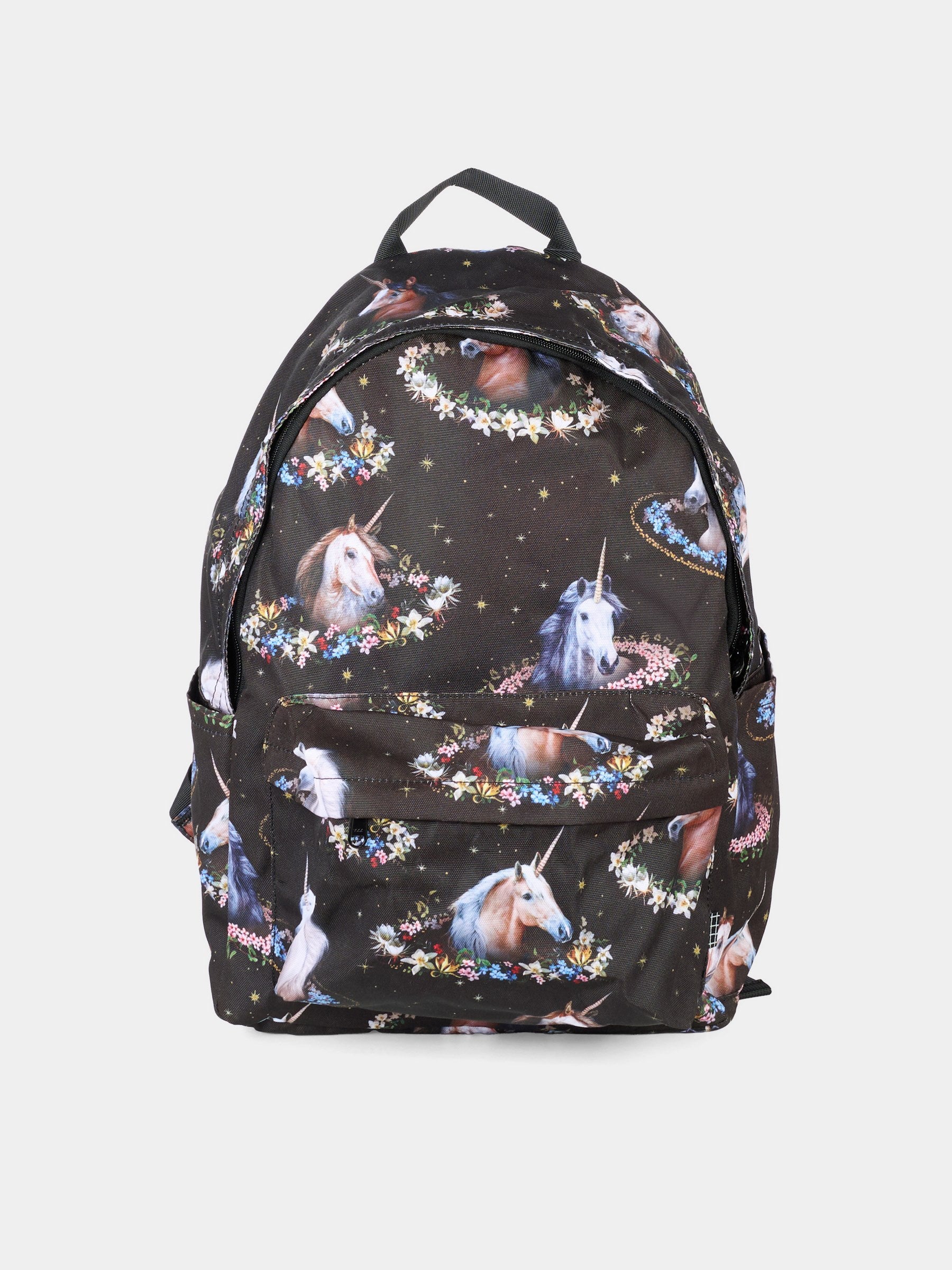 Zaino Mio nero per bambini con unicorno all over,Molo,7W25V201 9383