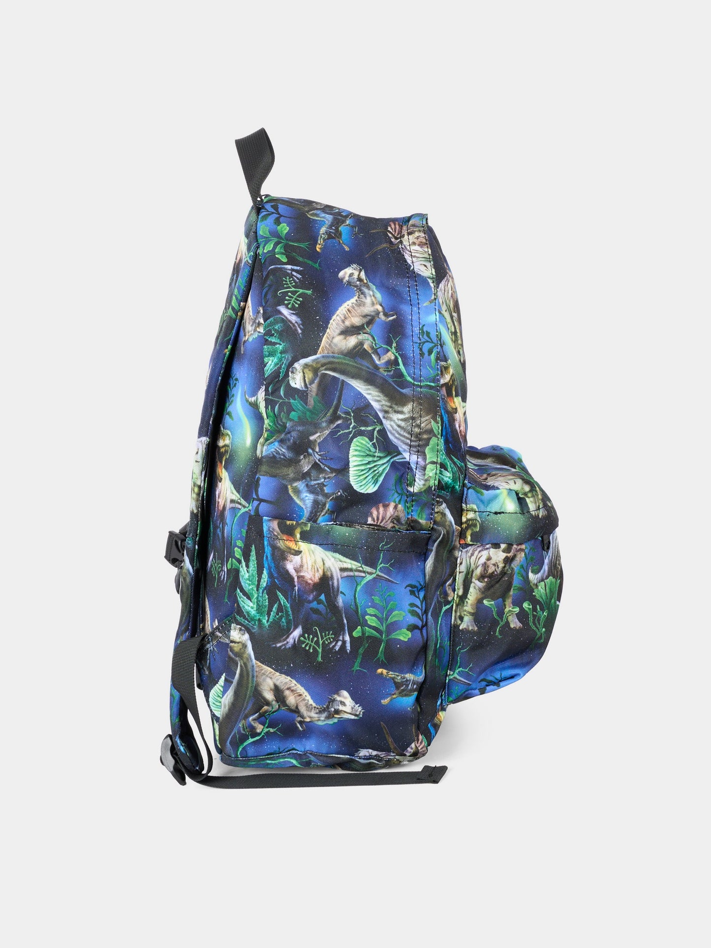 Zaino Mio blu per bambino con dinosauri all over,Molo,7W25V201 9419