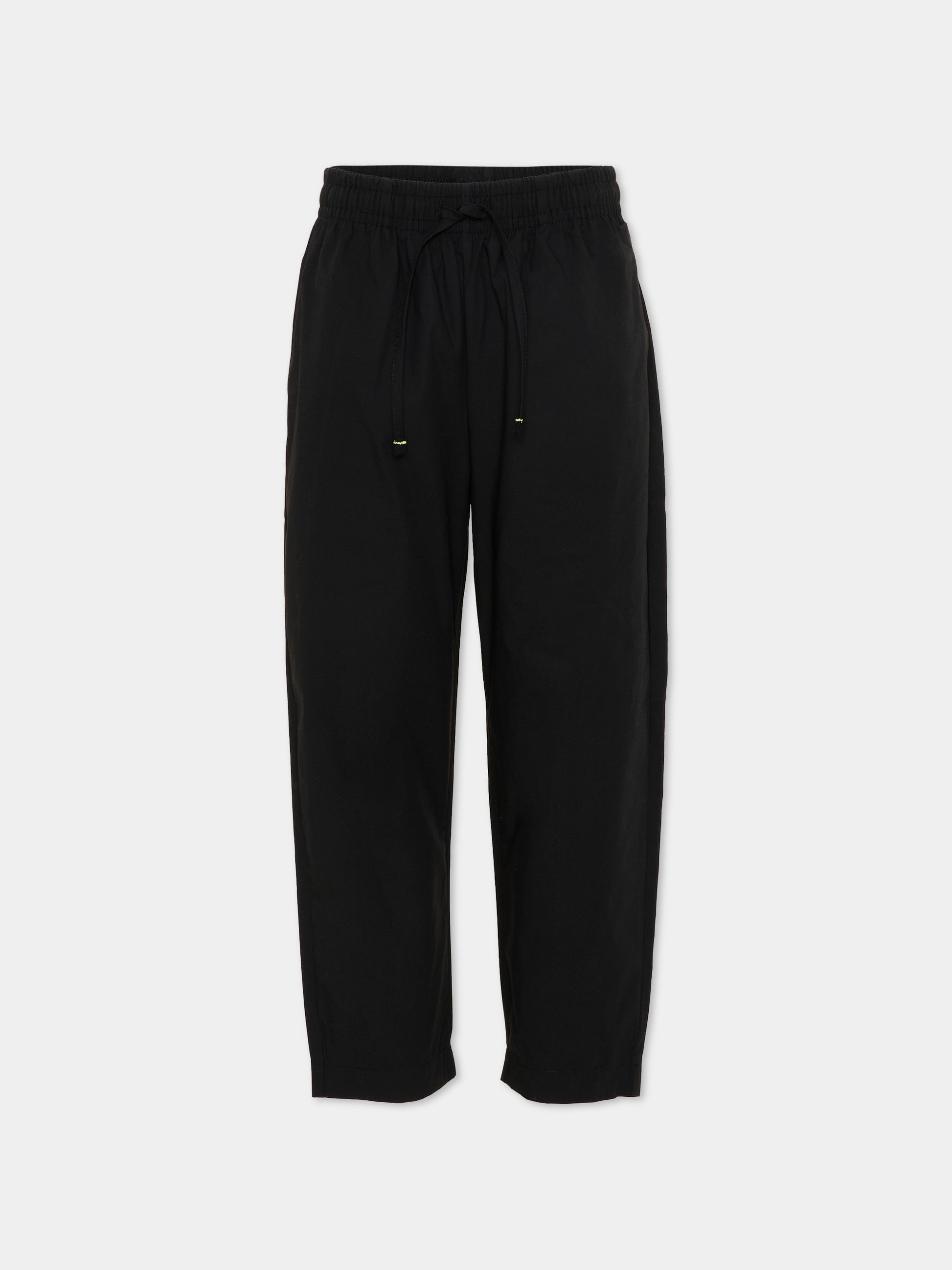 Pantaloni neri per bambino con logo,Msgm Kids,S6MSJBPA188 110