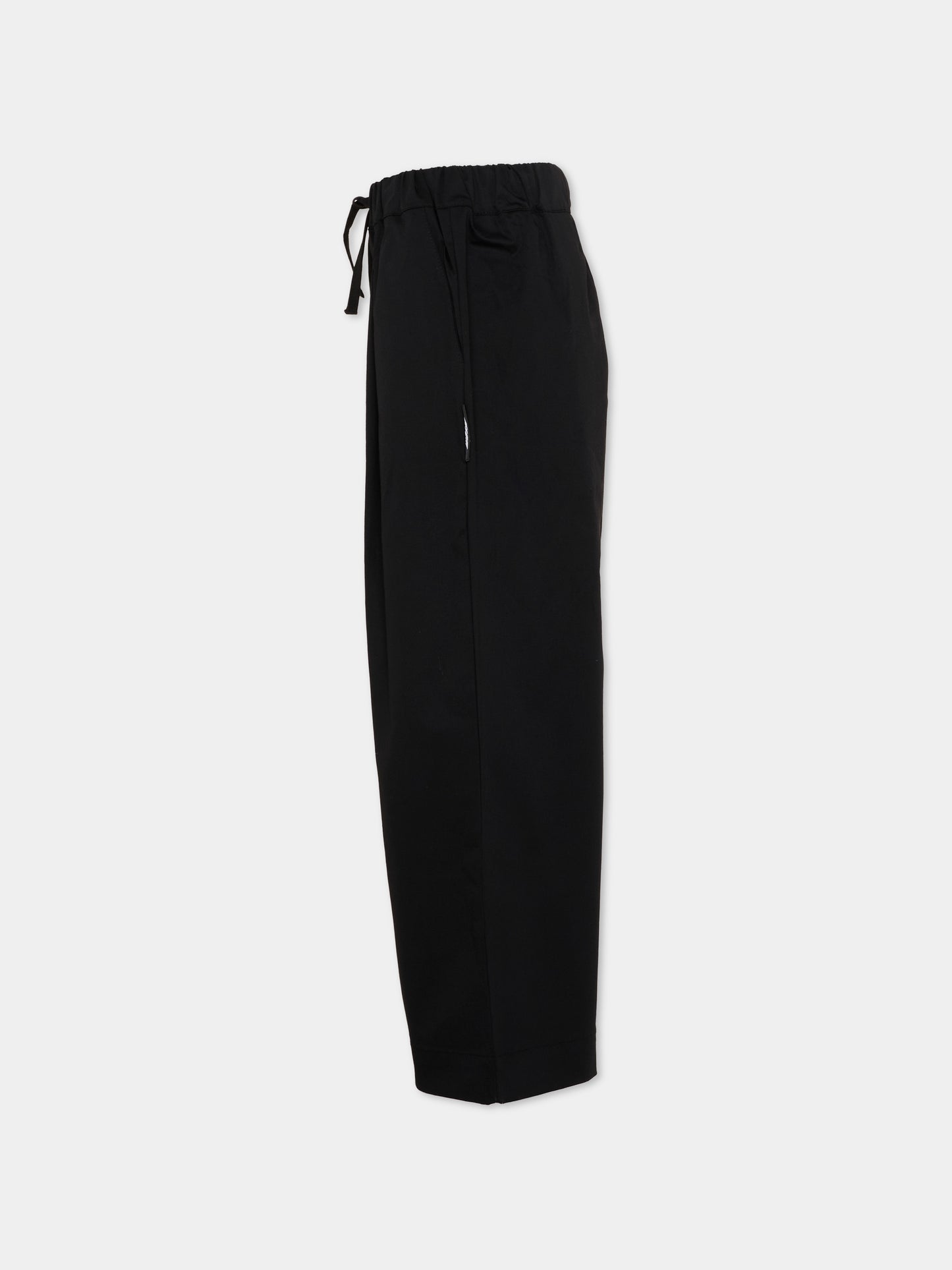 Pantaloni casual nero per bambino,Msgm Kids,S6MSJBPA252 110