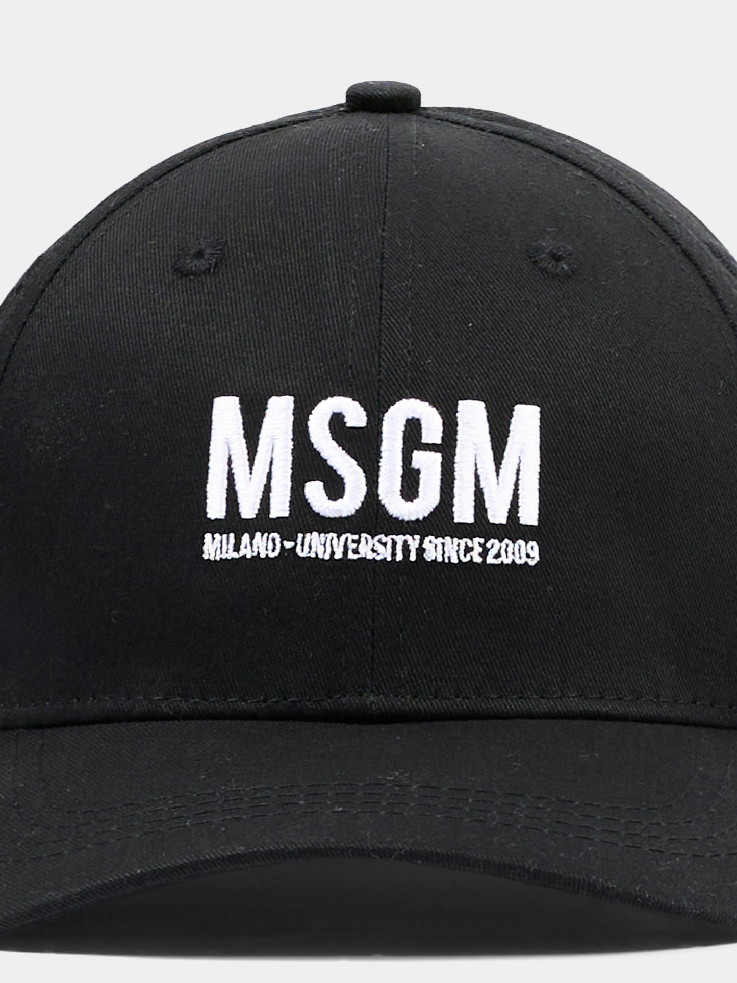 Cappello nero per bambini con logo,Msgm Kids,S6MSJUBC019 110