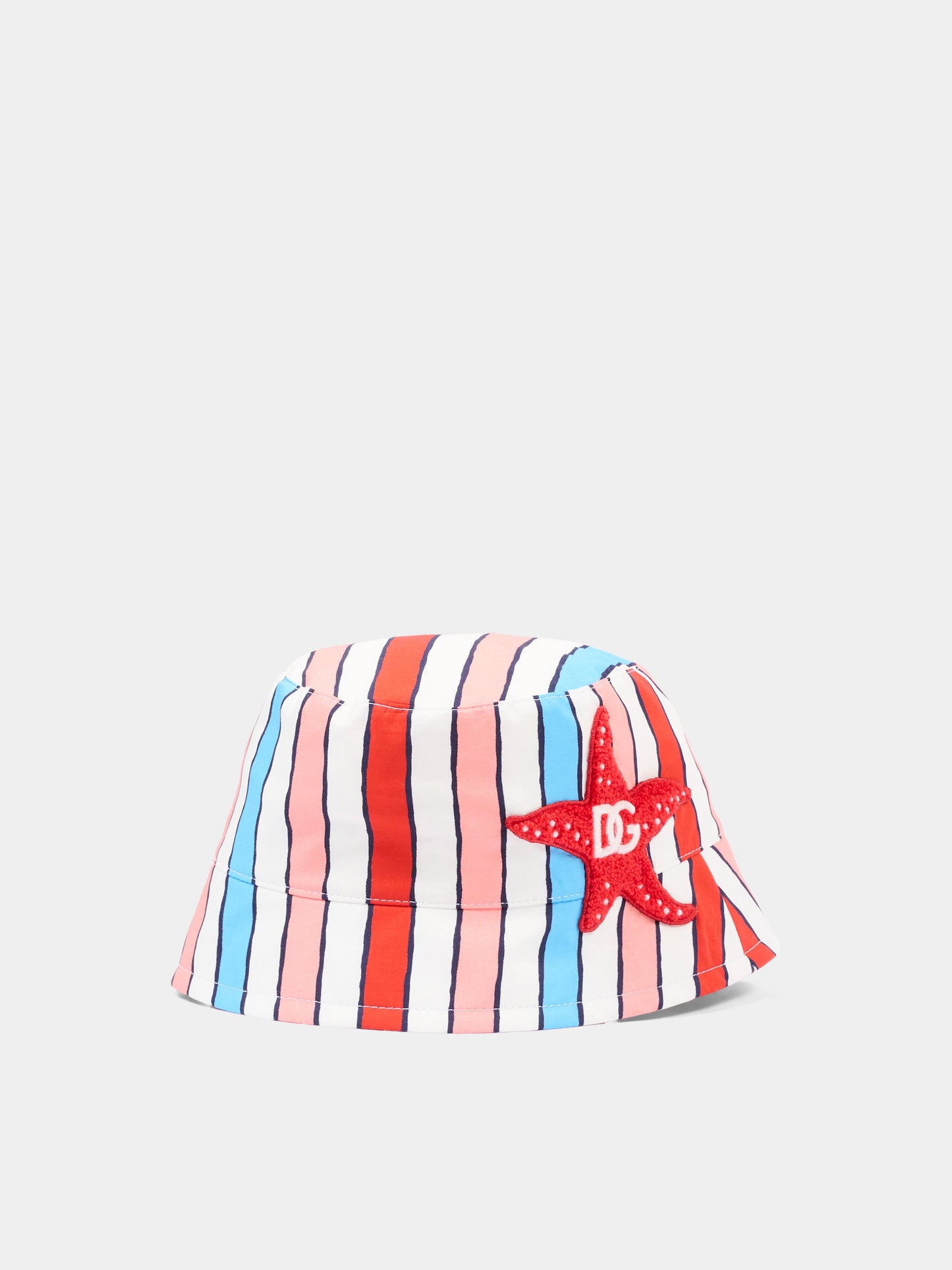 Cloche multicolor per bambina con patch logato,Dolce & Gabbana Kids,LB5H07 HS5UN HA5YQ