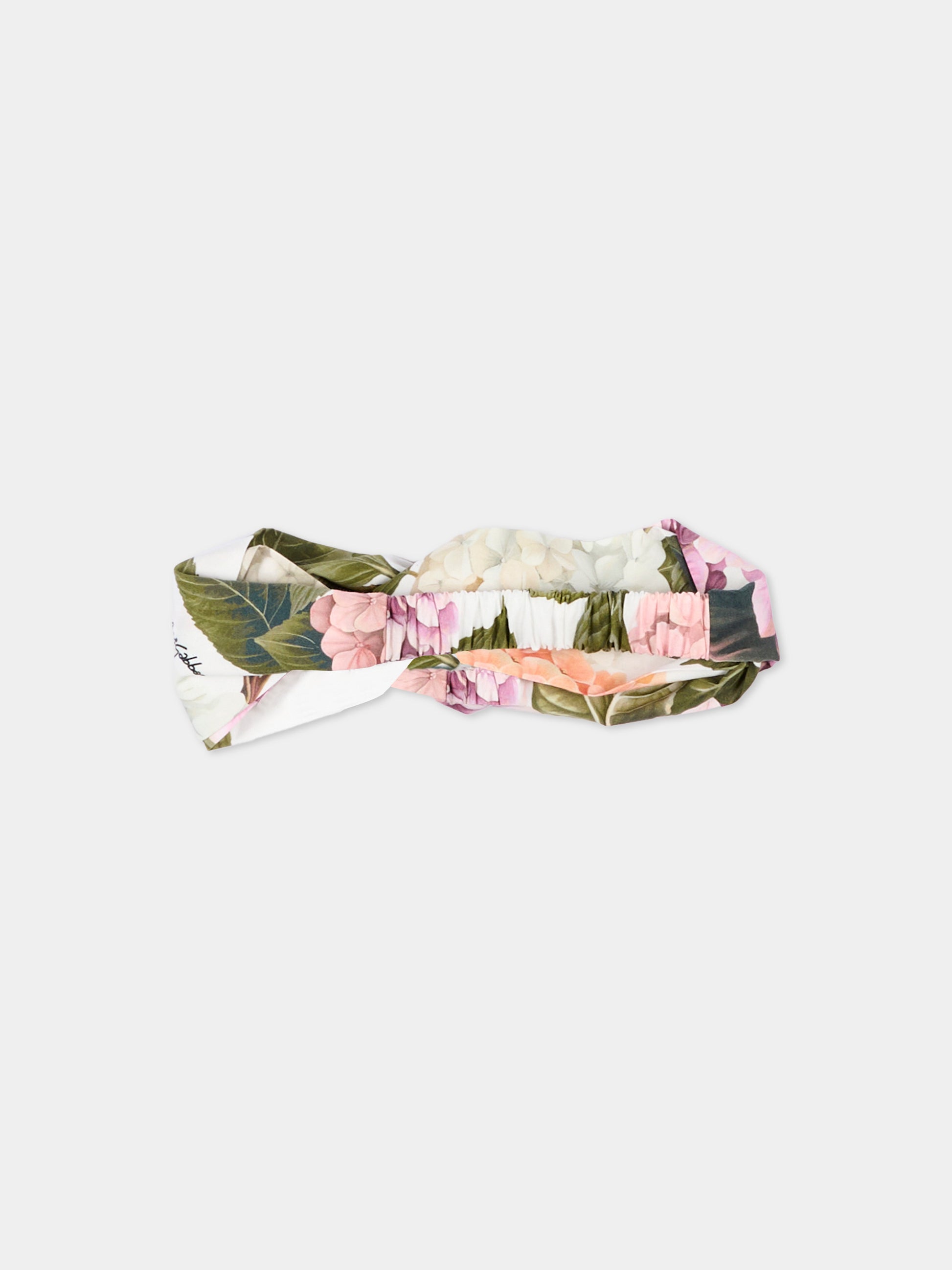 Fascia multicolor per bambina floreale,Dolce & Gabbana Kids,LN5H09 HS5UG HA5XG