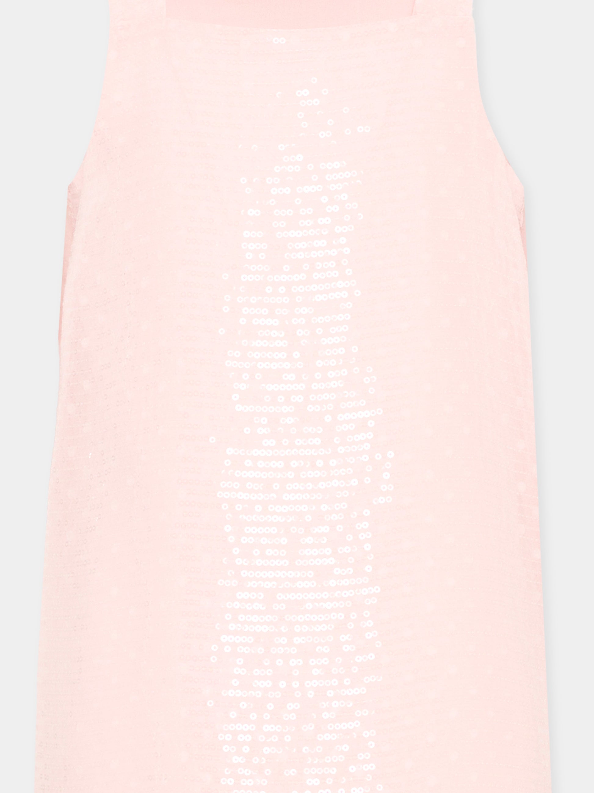 Abito rosa per bambina con paillettes,Simonetta,SY1B12-U0273 555