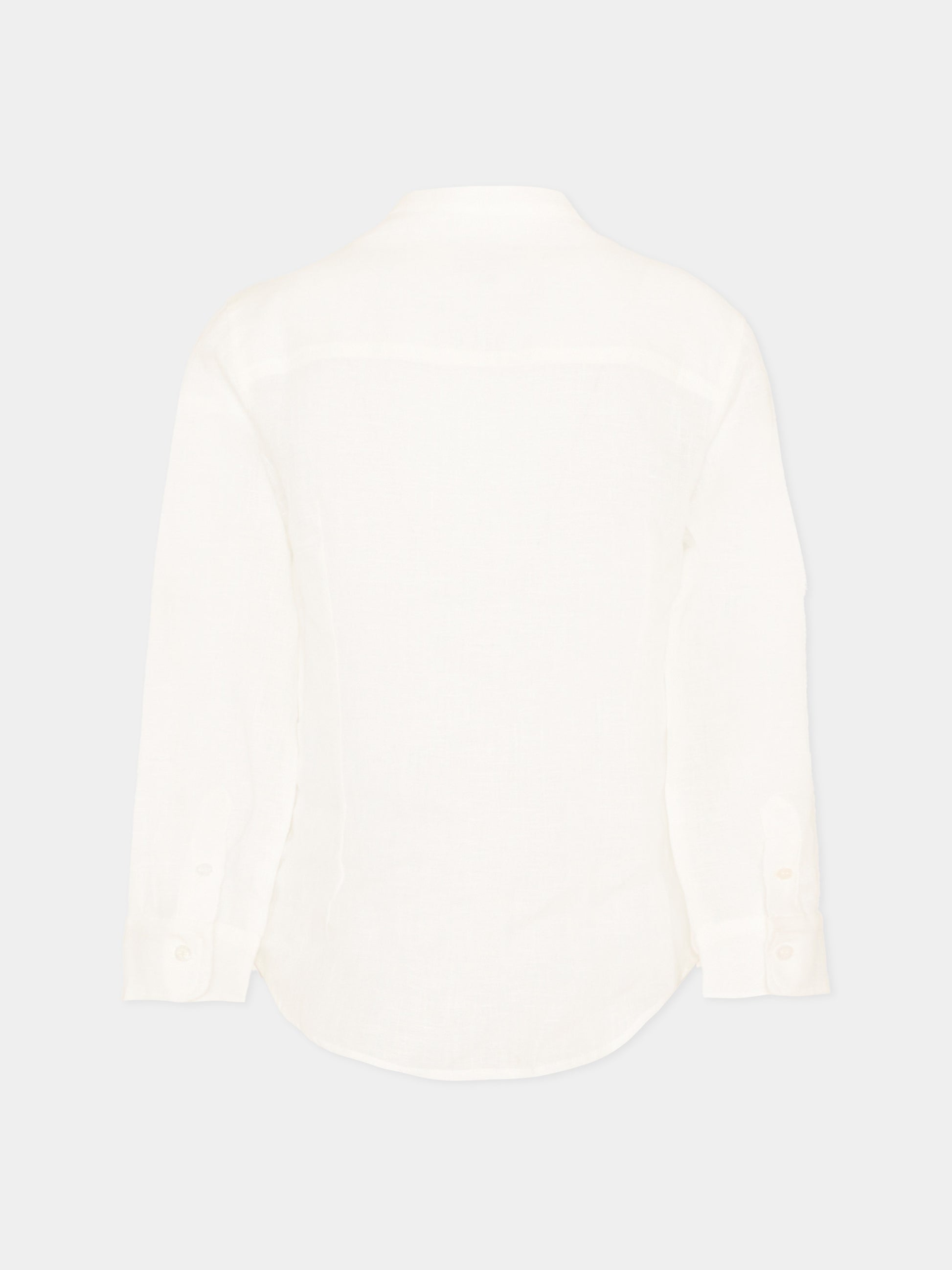 Camicia avorio in lino per bambino,Fay Kids,FY5P20 Z3681 101