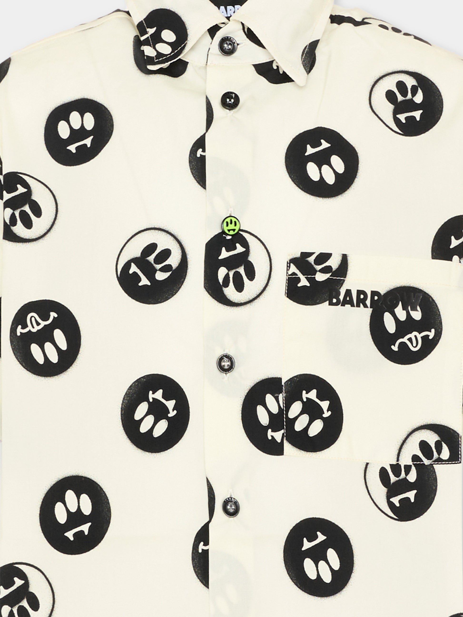 Camicia avorio per bambino con smile,Barrow,S6BKJUSI050 013