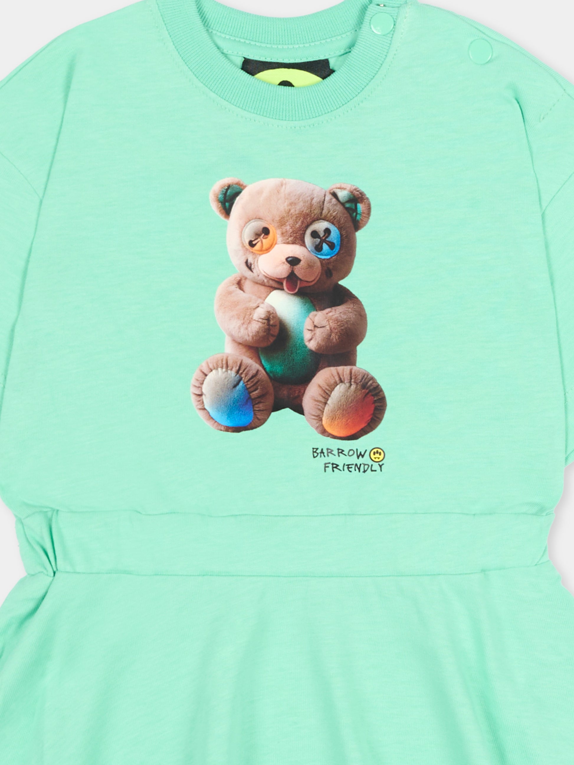 Vestito verde per neonata con Teddy Bear,Barrow,S6BKNGDR206 087
