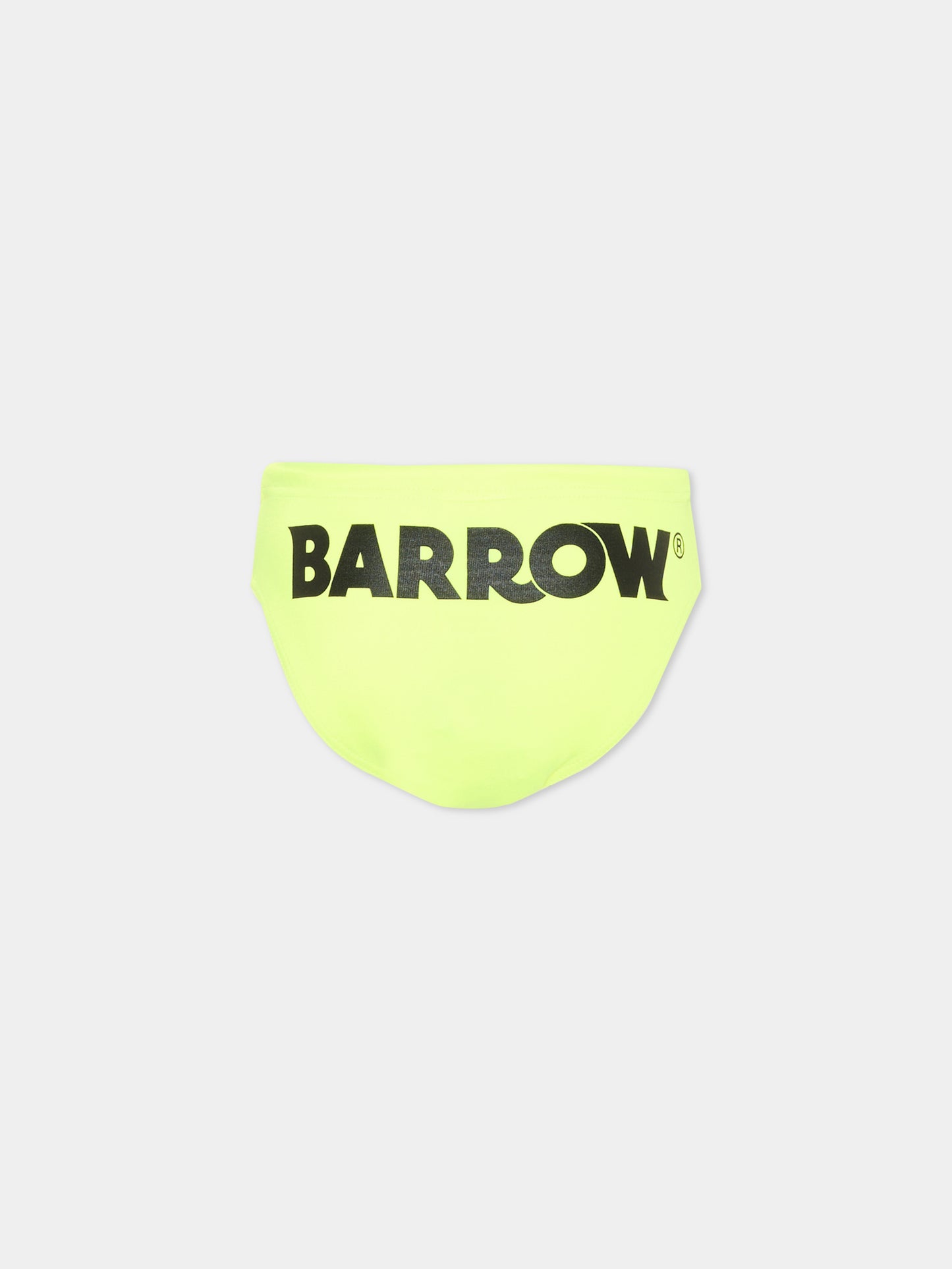 Slip mare giallo per bambino con logo,Barrow,S6BKJBSS224 023