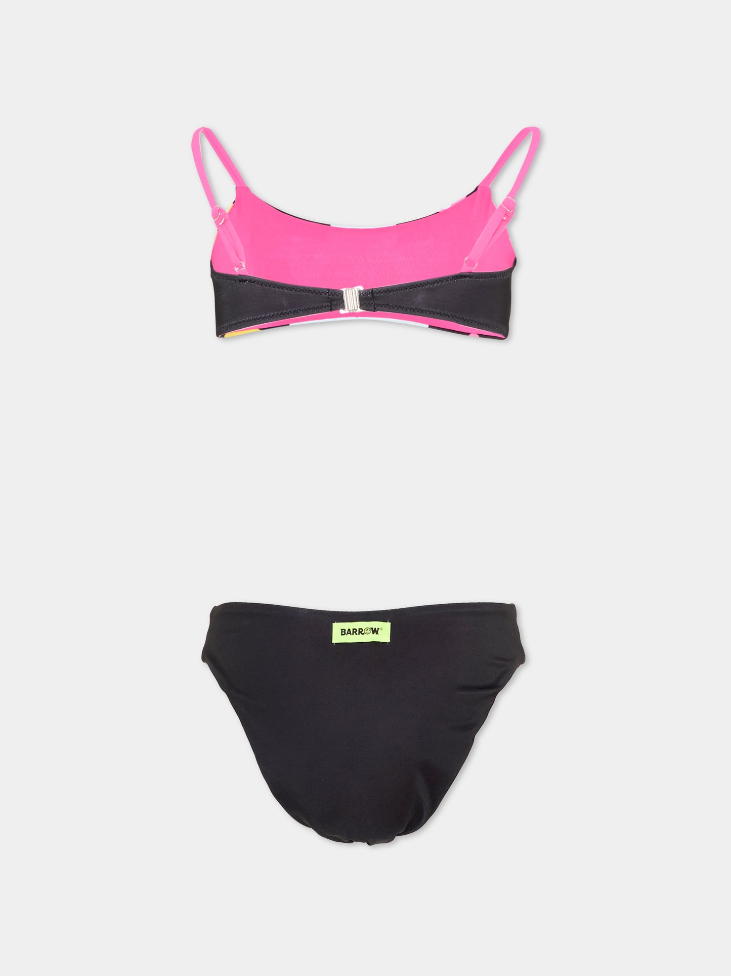 Slip e bikini nero per bambina logo,Barrow,S6BKJGSB233 110