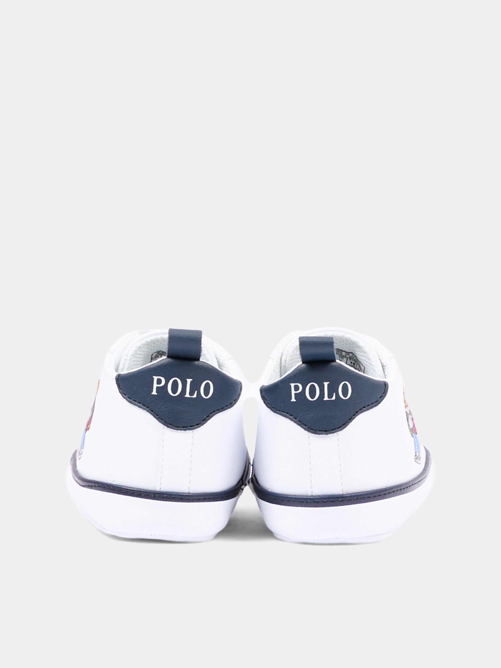 Sneakers bianche Polo Bear per neonati,Ralph Lauren Kids,RL06180101