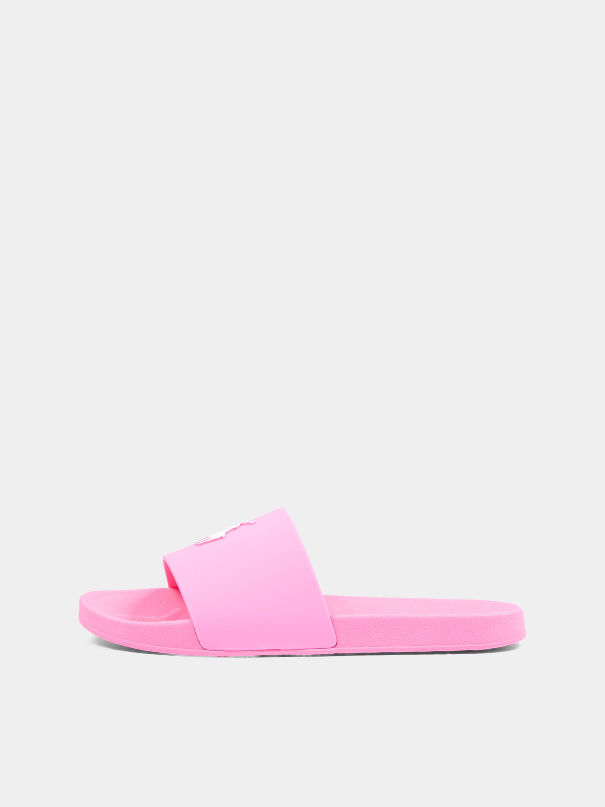 Ciabatte rosa per bambina con logo,Ralph Lauren Kids,RL04957668