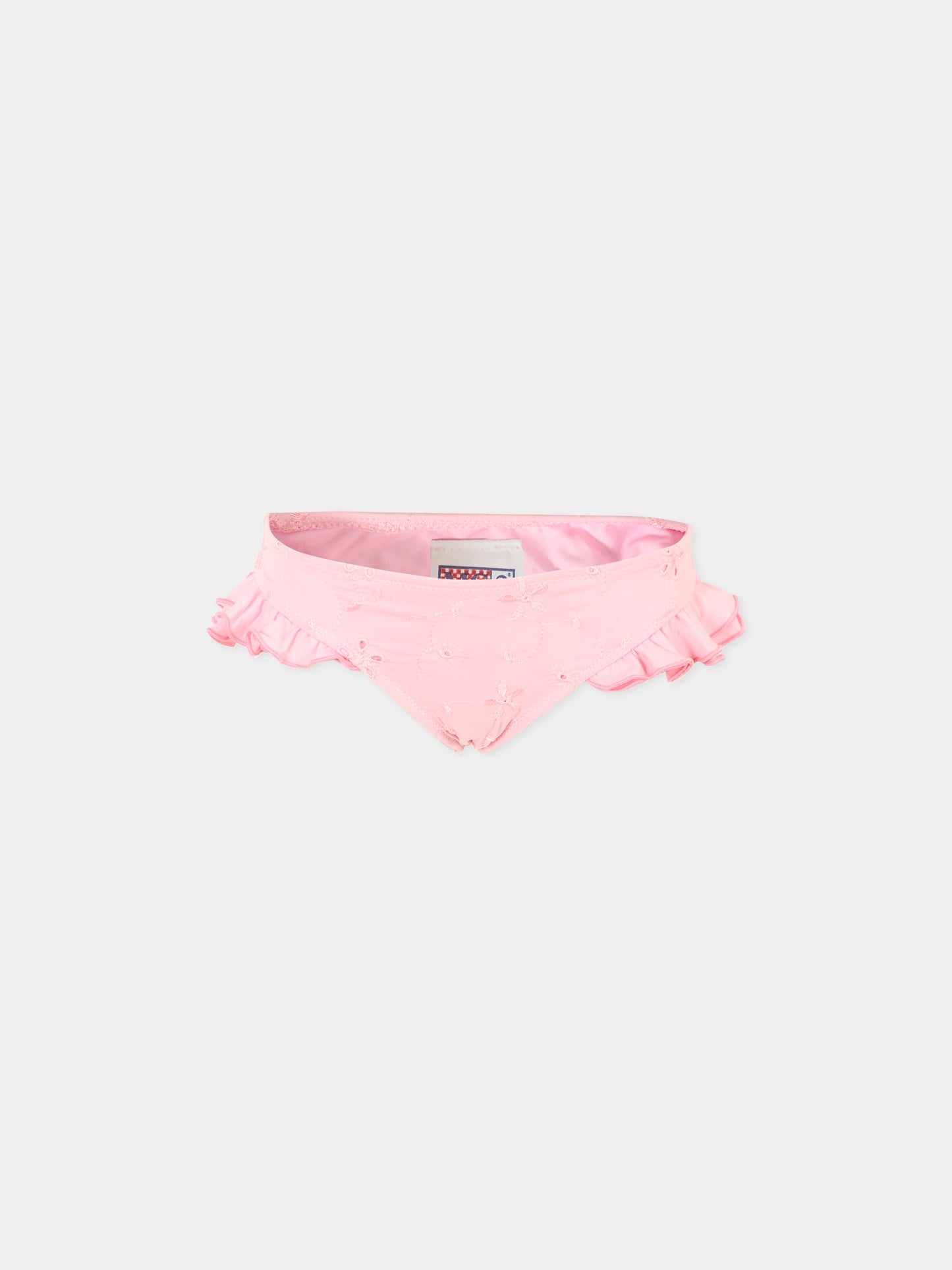 Slip mare rosa per bambina con patch,Mc2 Saint Barth,KELL001 01217H