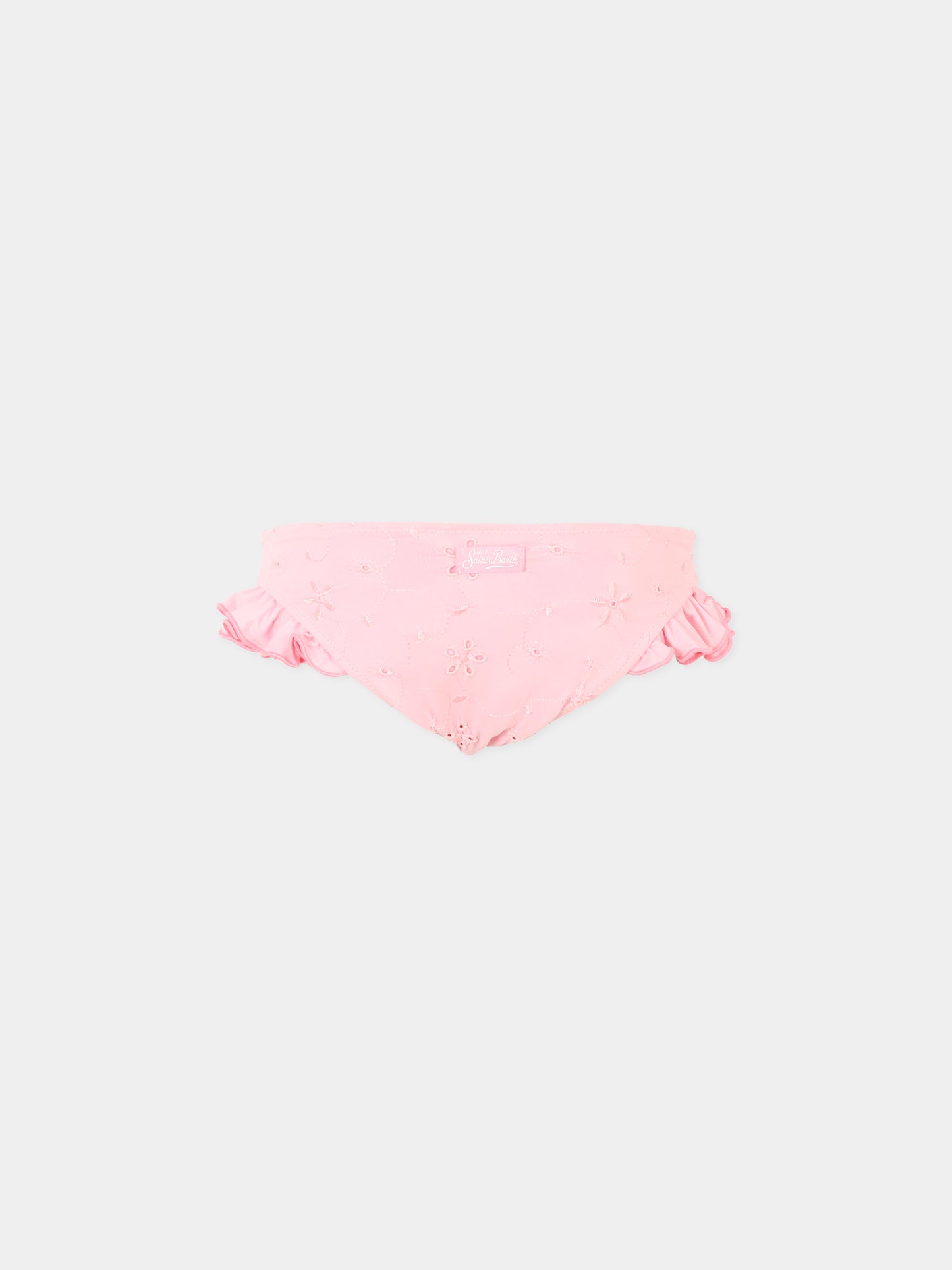 Slip mare rosa per bambina con patch,Mc2 Saint Barth,KELL001 01217H