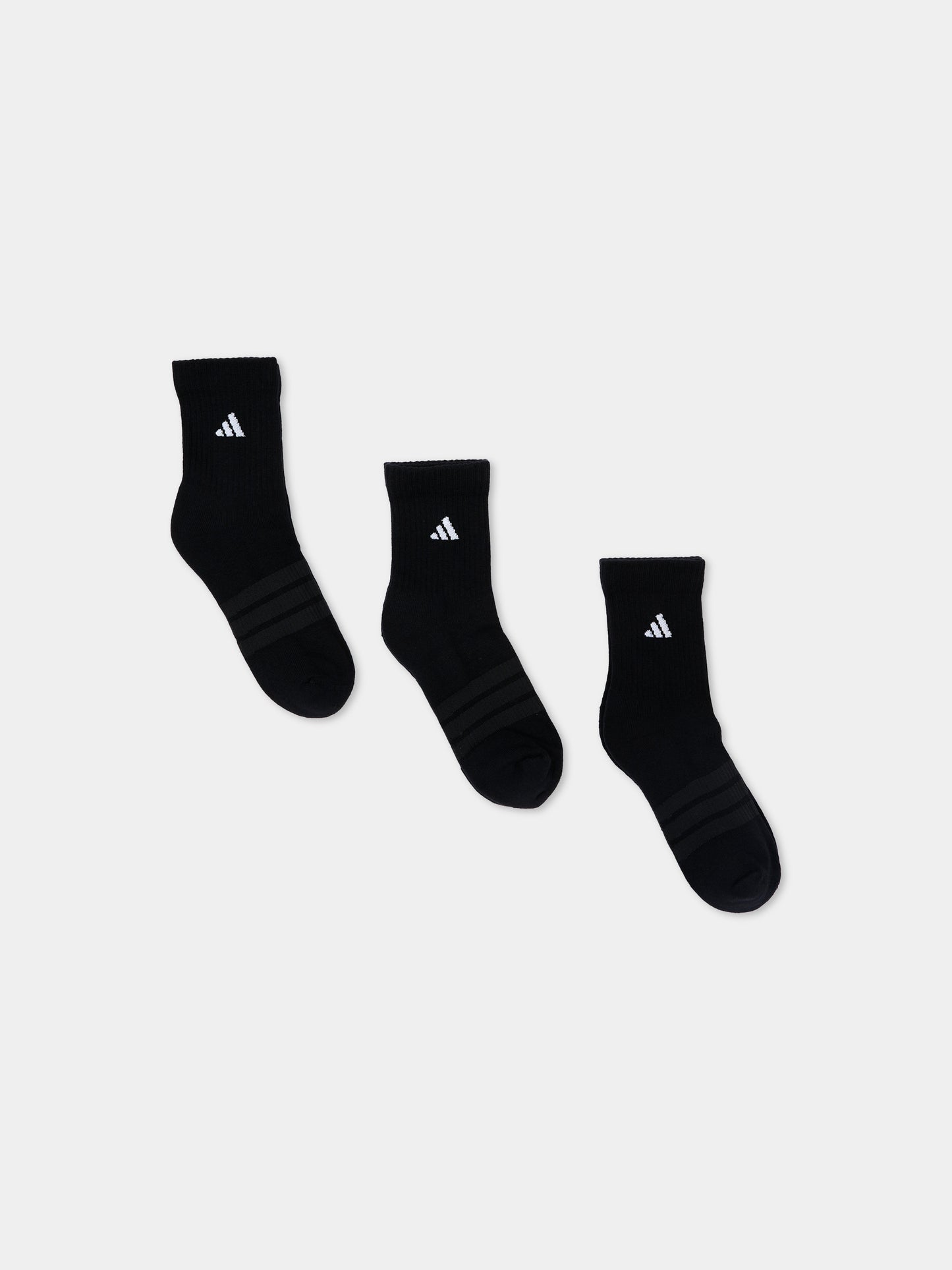 Calzini neri per bambini con logo,Adidas,JZ0527