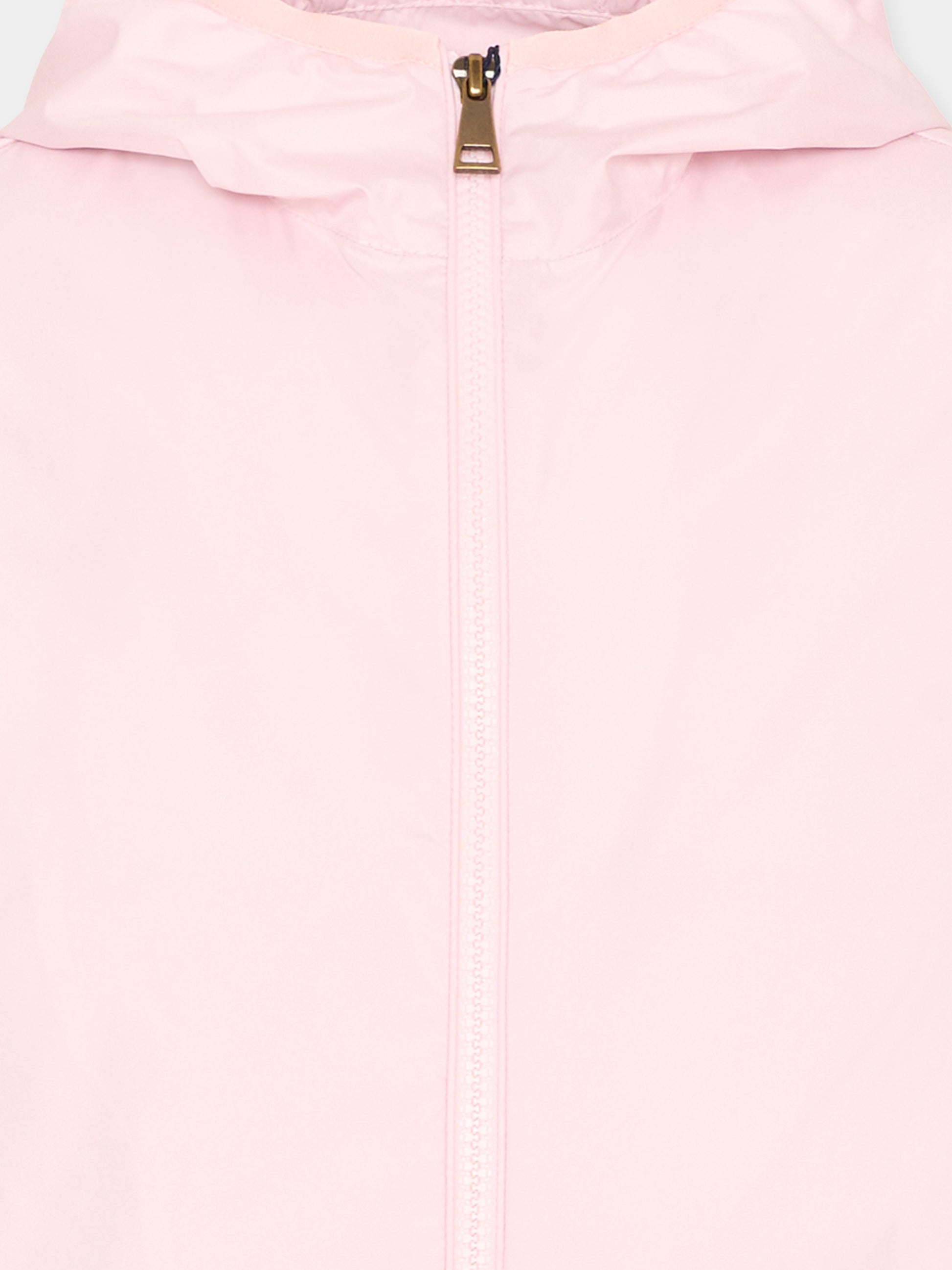 Giacca a vento rosa Fegeo per bambina con logo,Moncler Kids,L1954 1A00083 54AQE 50D