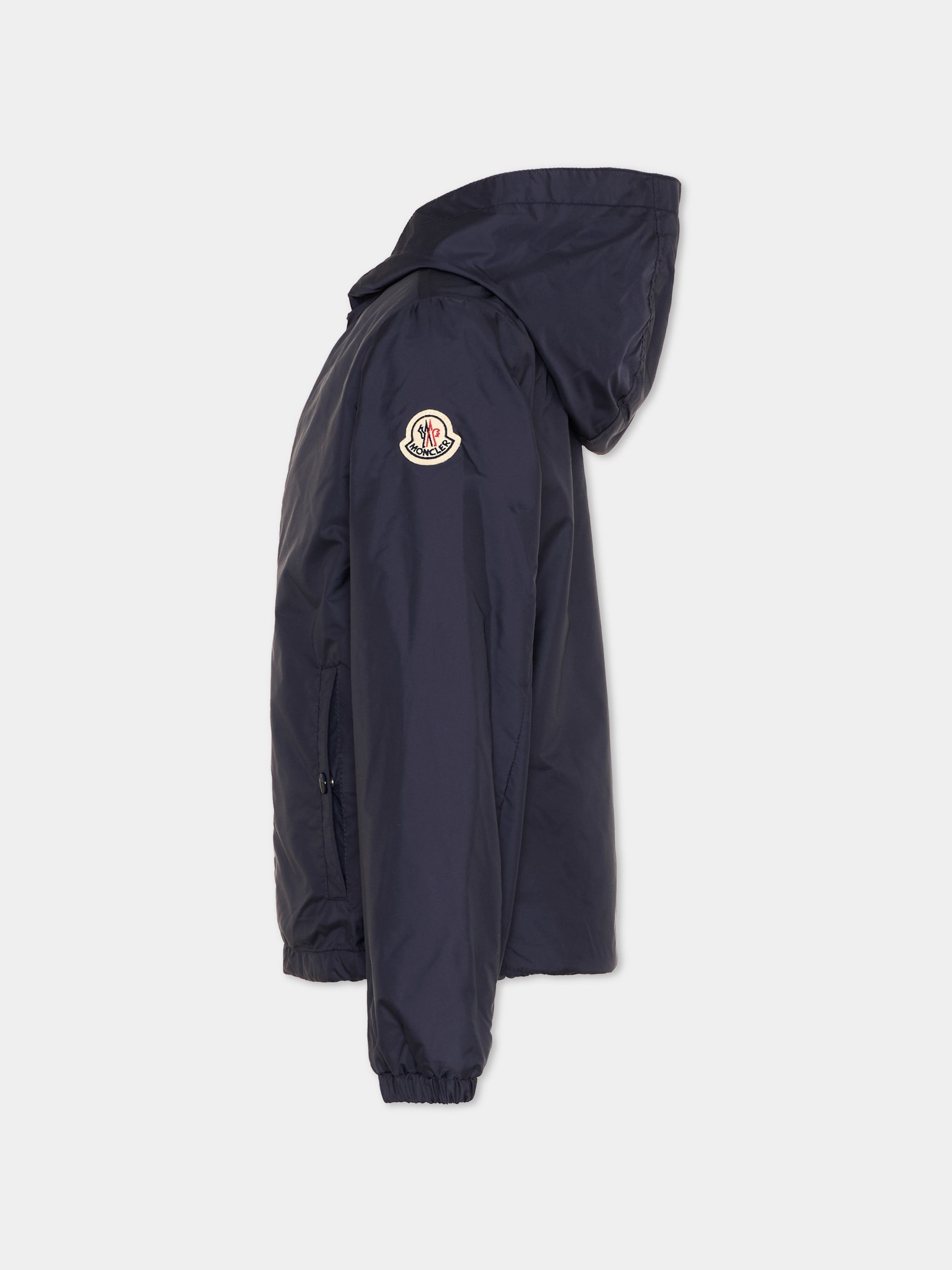 Giacca a vento blu New Urville per bambino,Moncler Kids,L1954 1A00086 53A5E 742