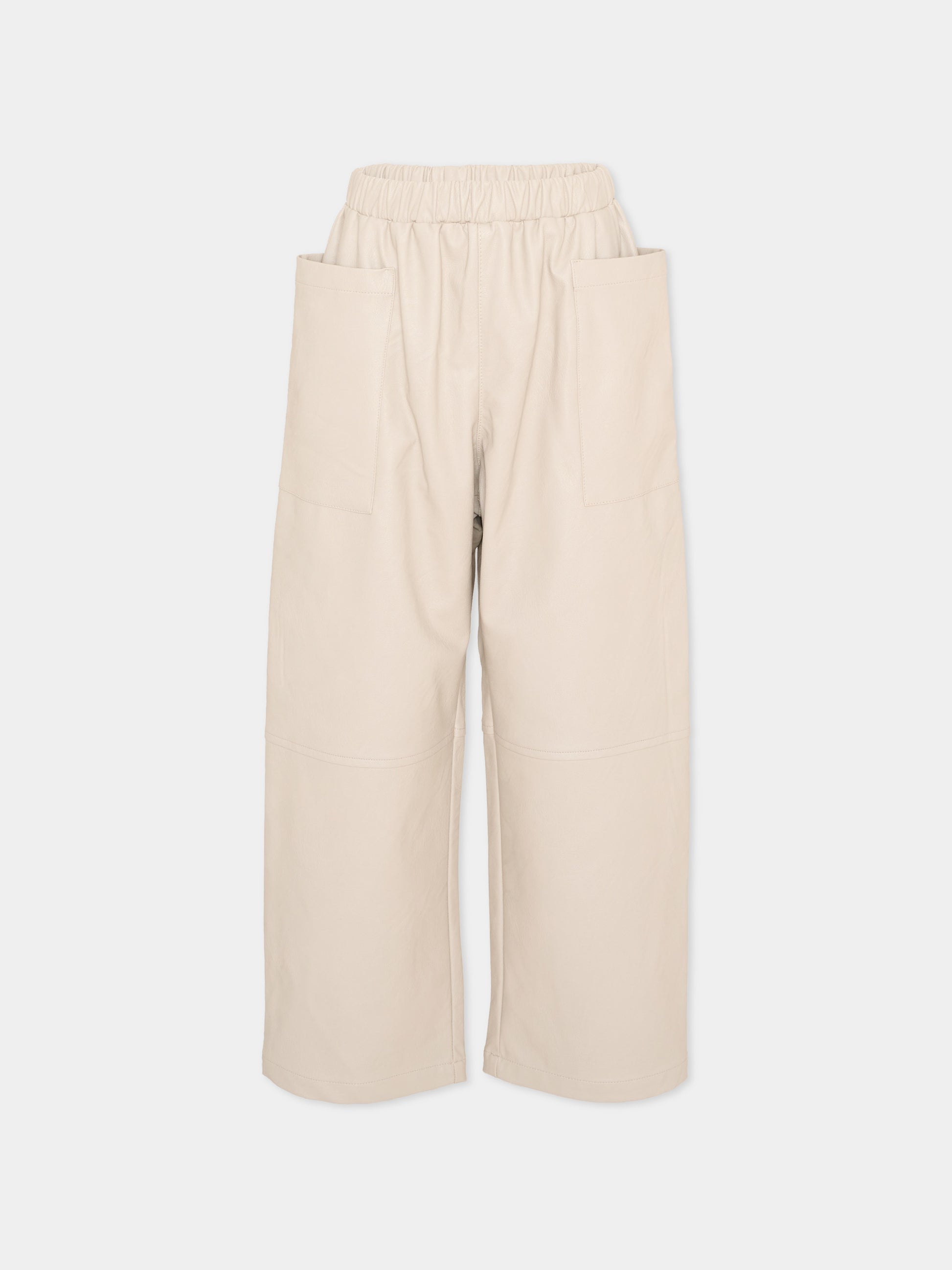 Pantaloni beige per bambina,Douuod Kids,DY6P61-H0076 108