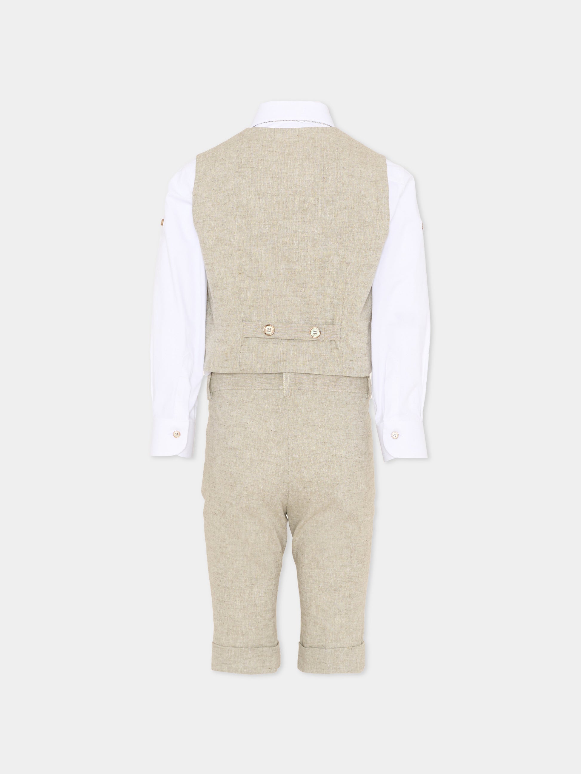 Completo elegante verde per bambino,Colorichiari,MB458298 4915 35