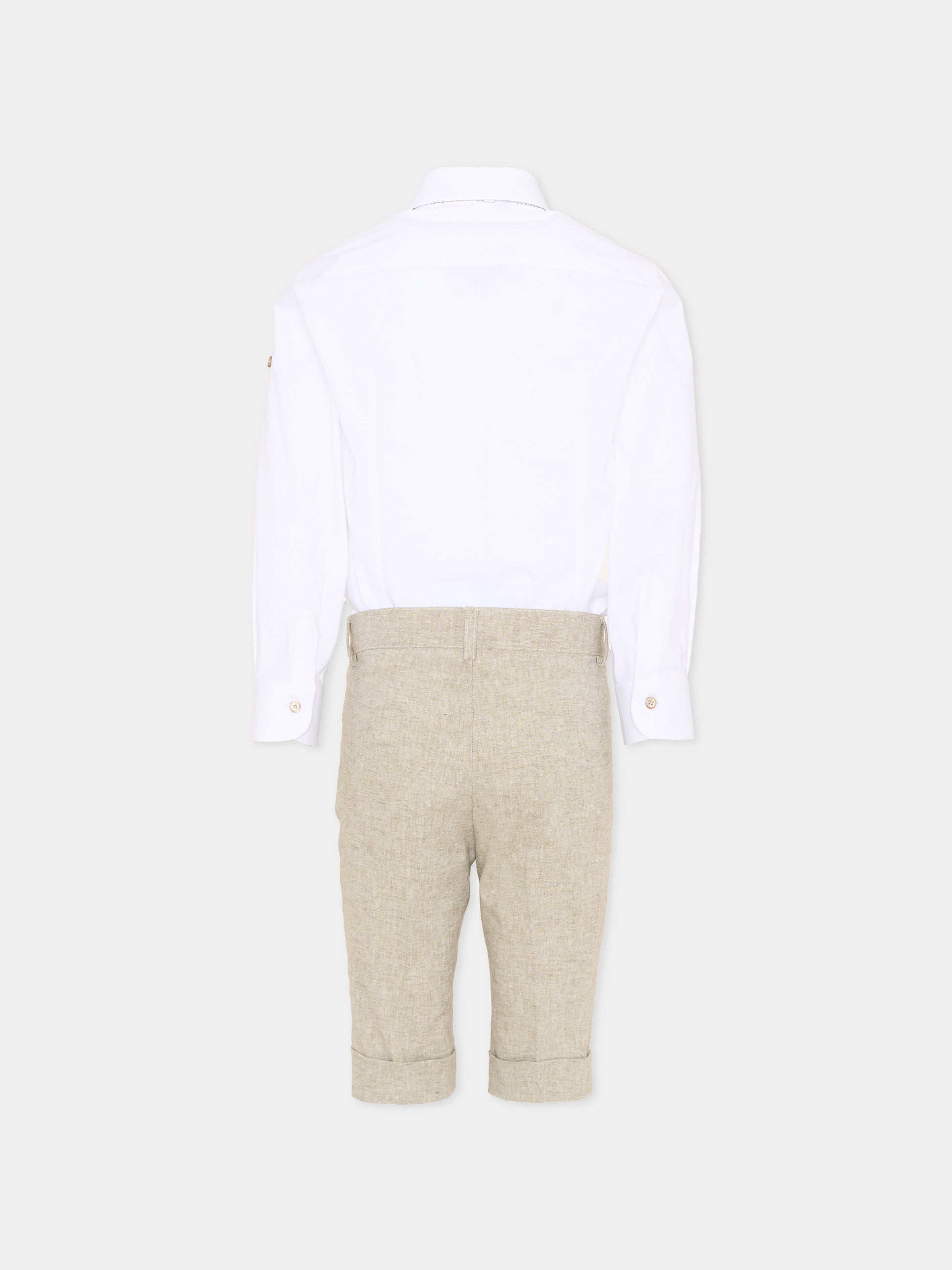 Completo elegante verde per bambino,Colorichiari,MB458298 4915 35