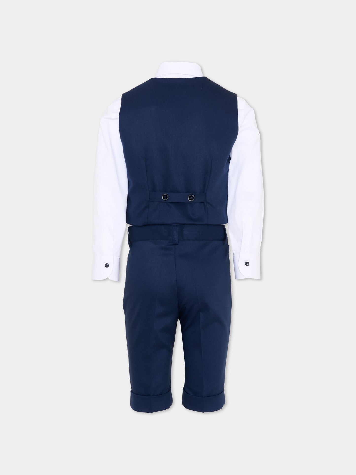 Completo elegante blu per bambino,Colorichiari,MB458296 4874 60