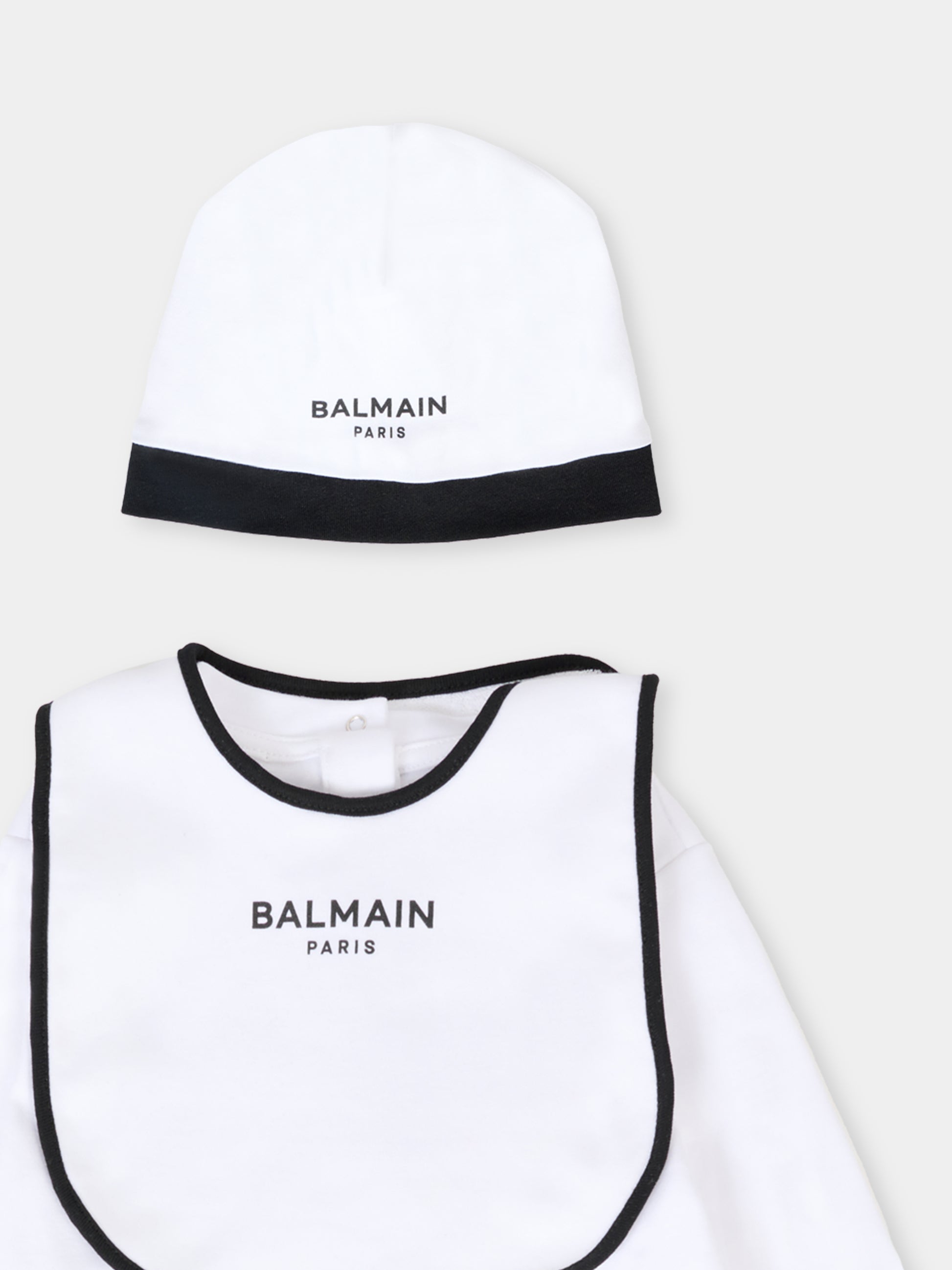 Set multicolor per neonati con iconico labirinto,Balmain Kids,6RB540 Z0209 100NE