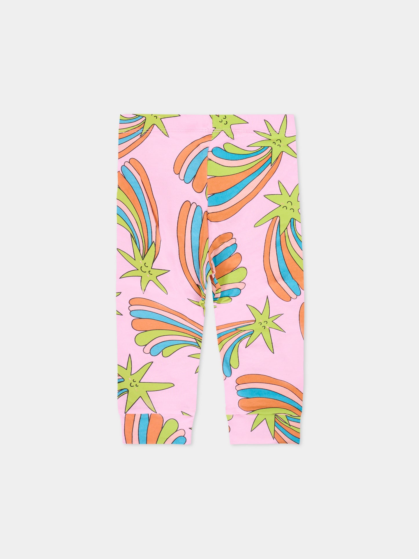 Leggings rosa per neonata con stelle,Stella Mccartney Kids,TV6030 Z2232 50GMC