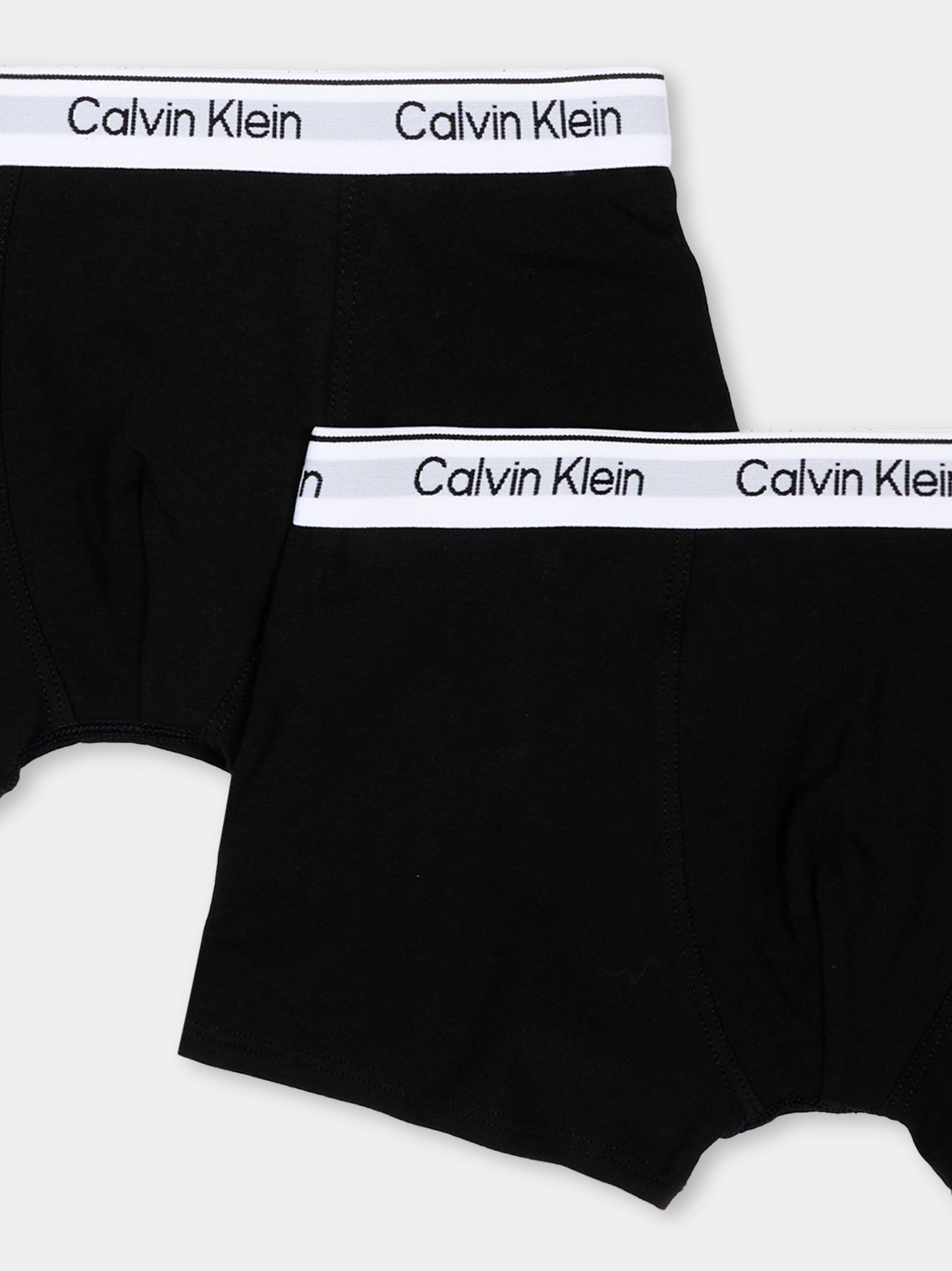 Boxer nero per bambino con logo,Calvin Klein Kids,B70B700506 0SB