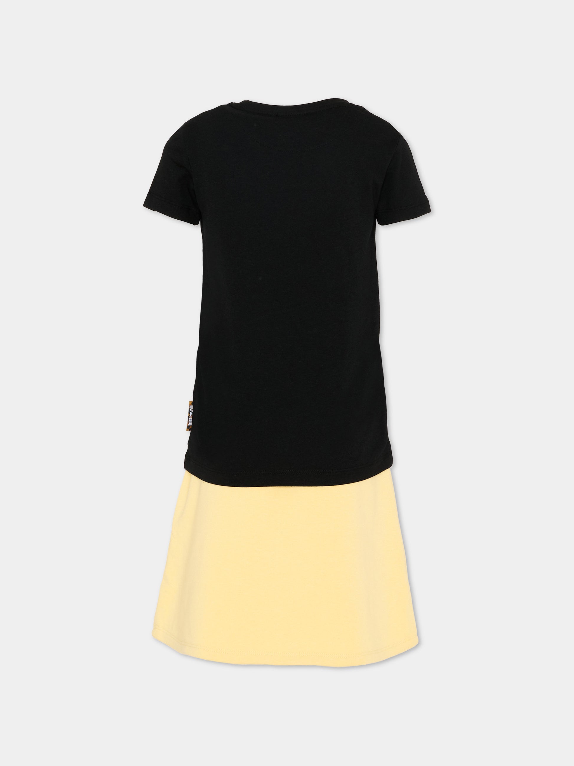 Completo sportivo nero per bambina con logo,Just Cavalli Kids,JIP26035CJ BLACK