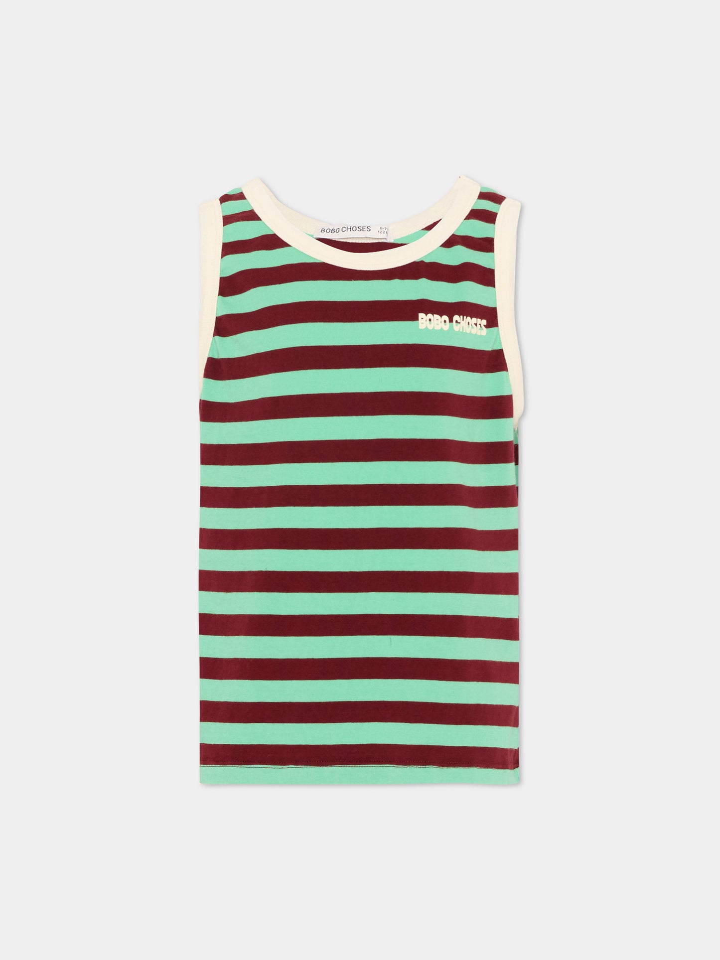Canotta multicolor a righe per bambini,Bobo Choses,B126AC027
