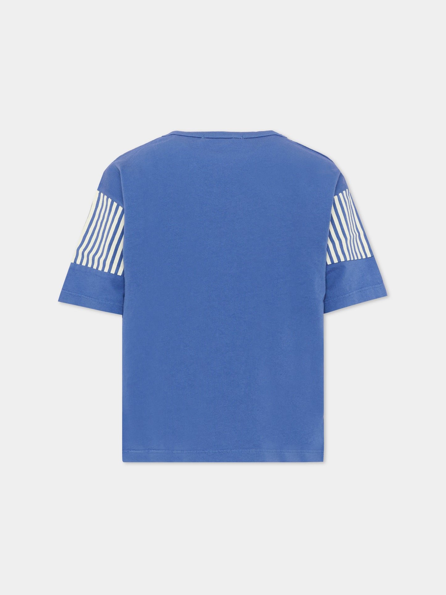 T-Shirt blu per bambino con logo,Bobo Choses,B126AC138