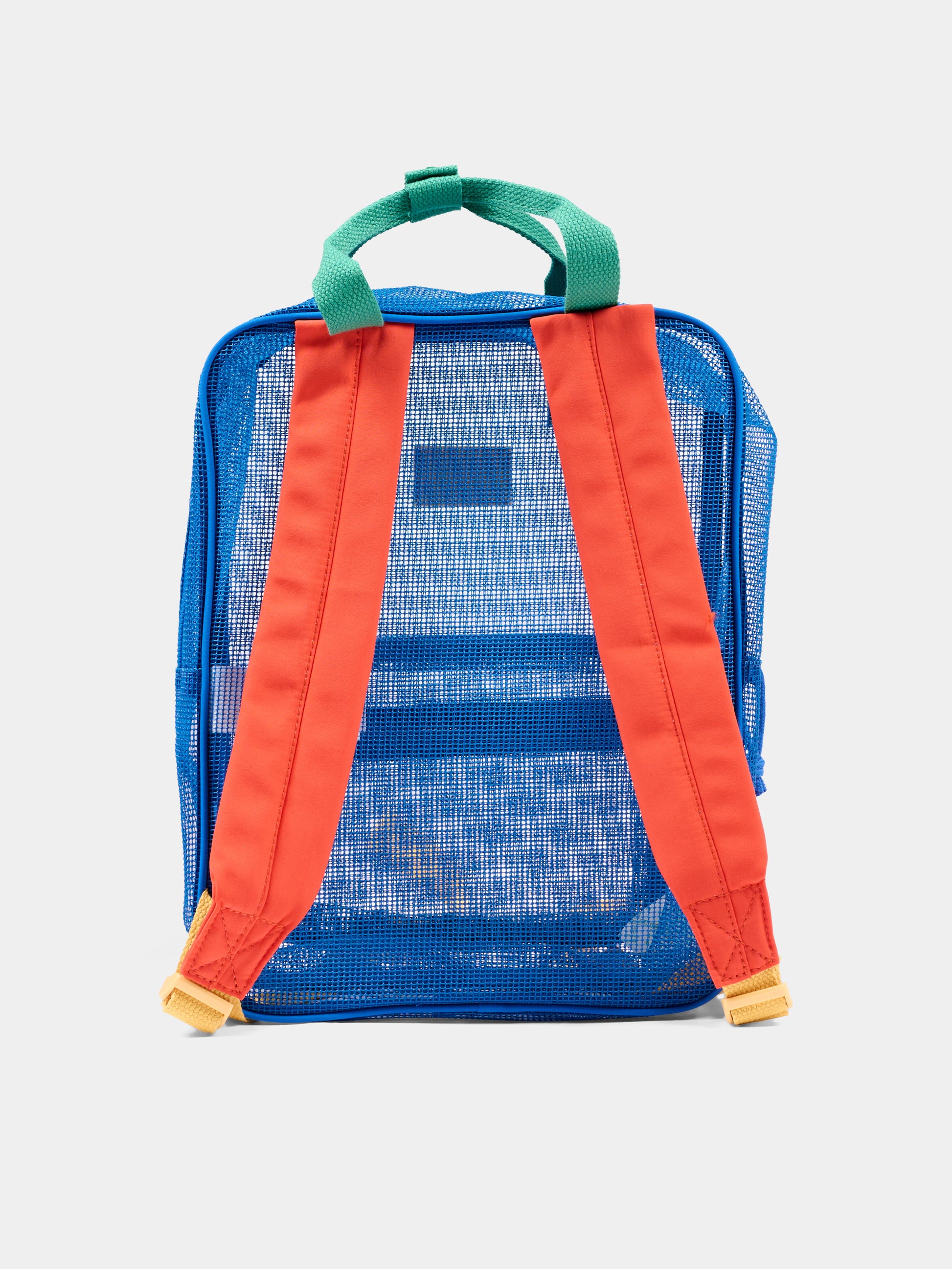 Zaino blu per bambini color block,Bobo Choses,B126AI032