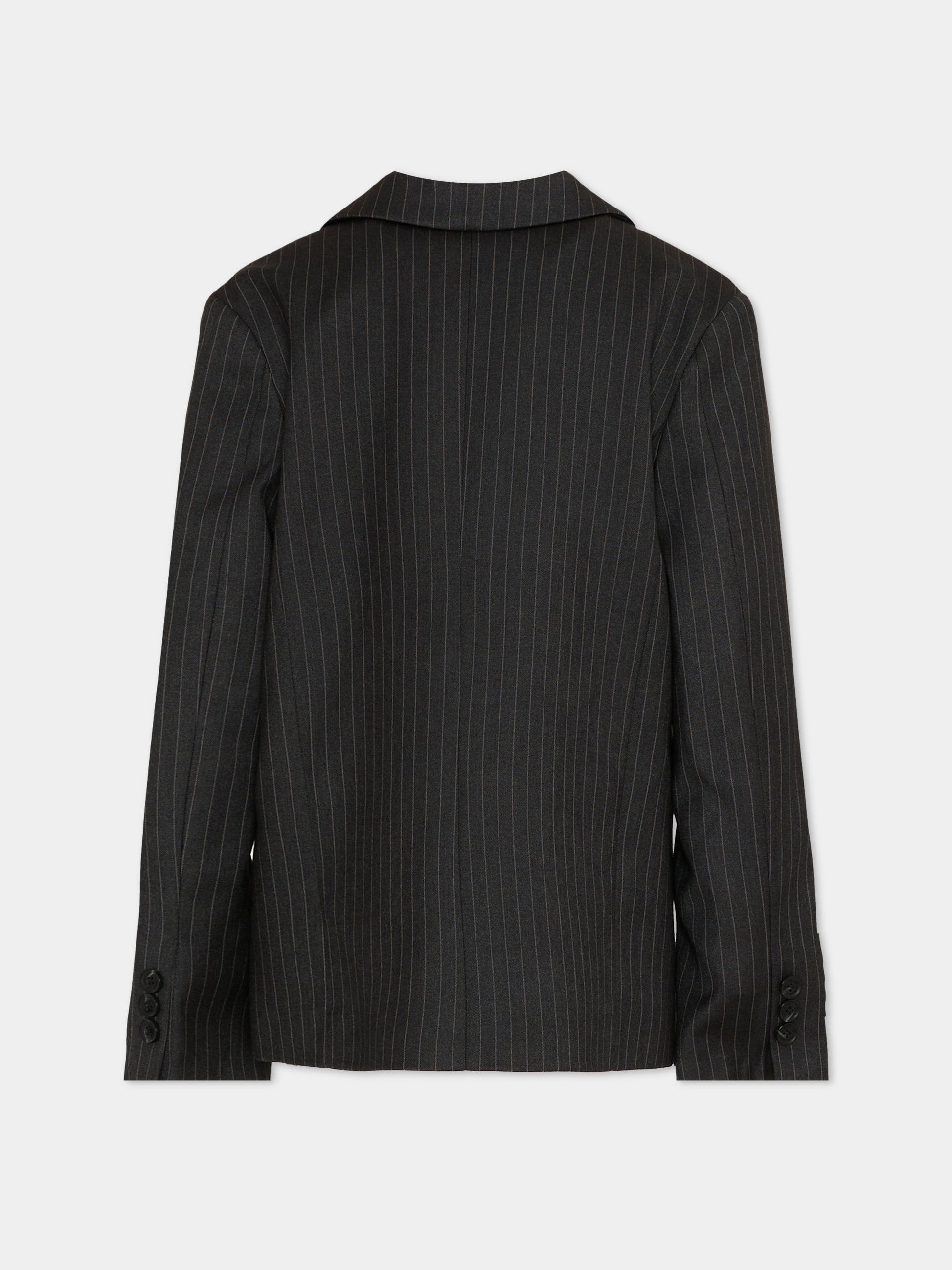 Giaccha grigia gessata per bambino,Richmond,RBP26075GC GREY DARK PINSTRIPE