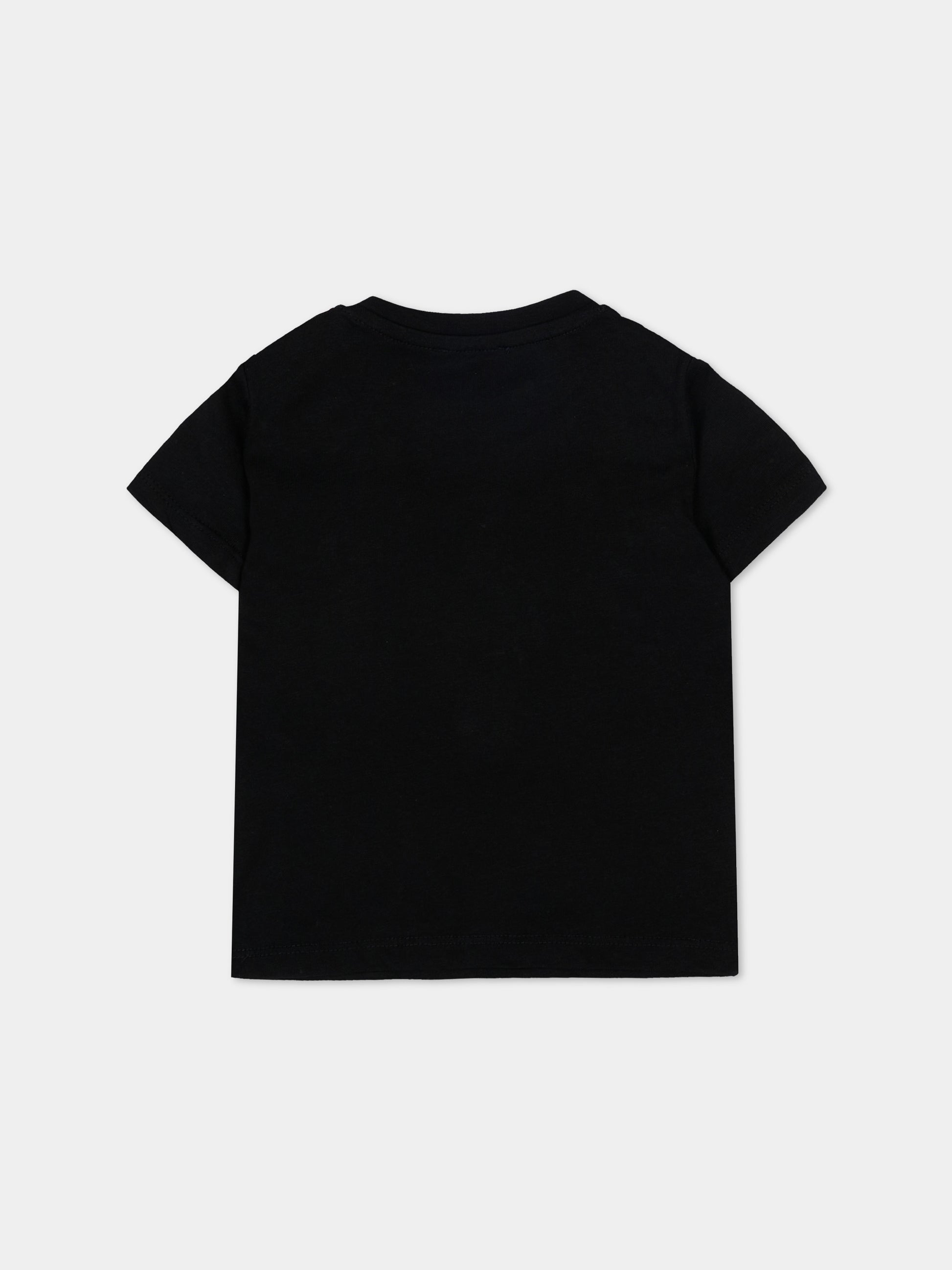 T-Shirt nera per neonato con logo,Richmond,RIP26002TS BLACK