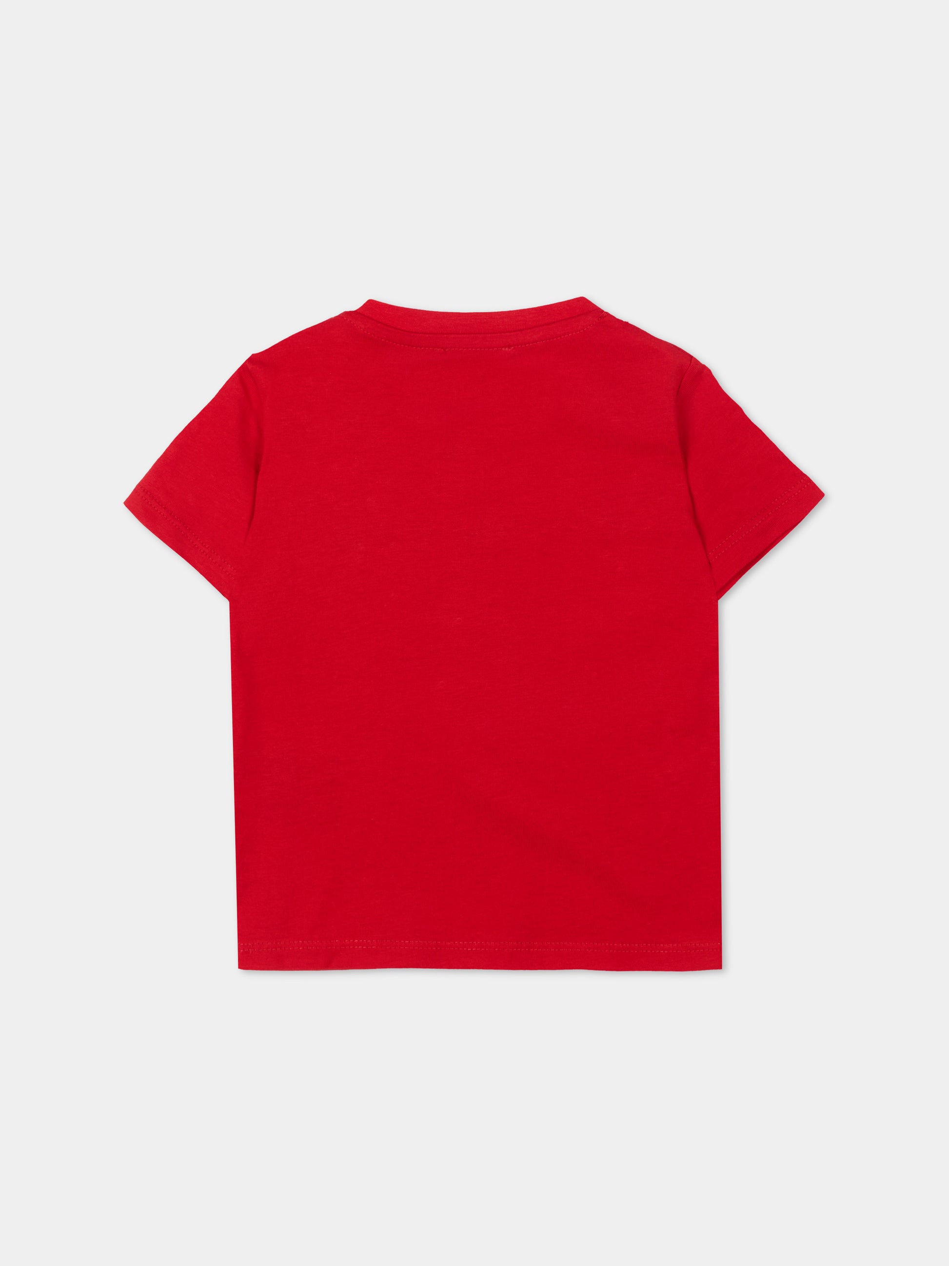 T-shirt rossa per neonato con logo,Richmond,RIP26002TS RED SALSA