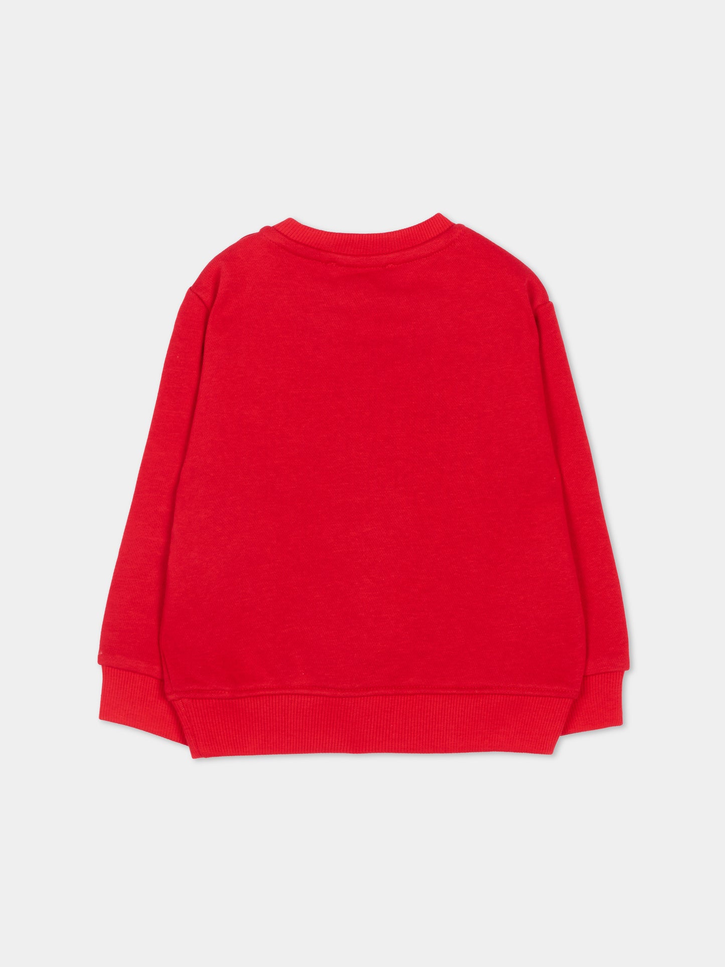 Felpa rossa per neonato con logo,Richmond,RIP26001FE RED SALSA