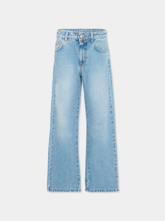 Jeans denim per bambino con logo,Richmond,RBP26059JE DENIM BLUE LIGHT